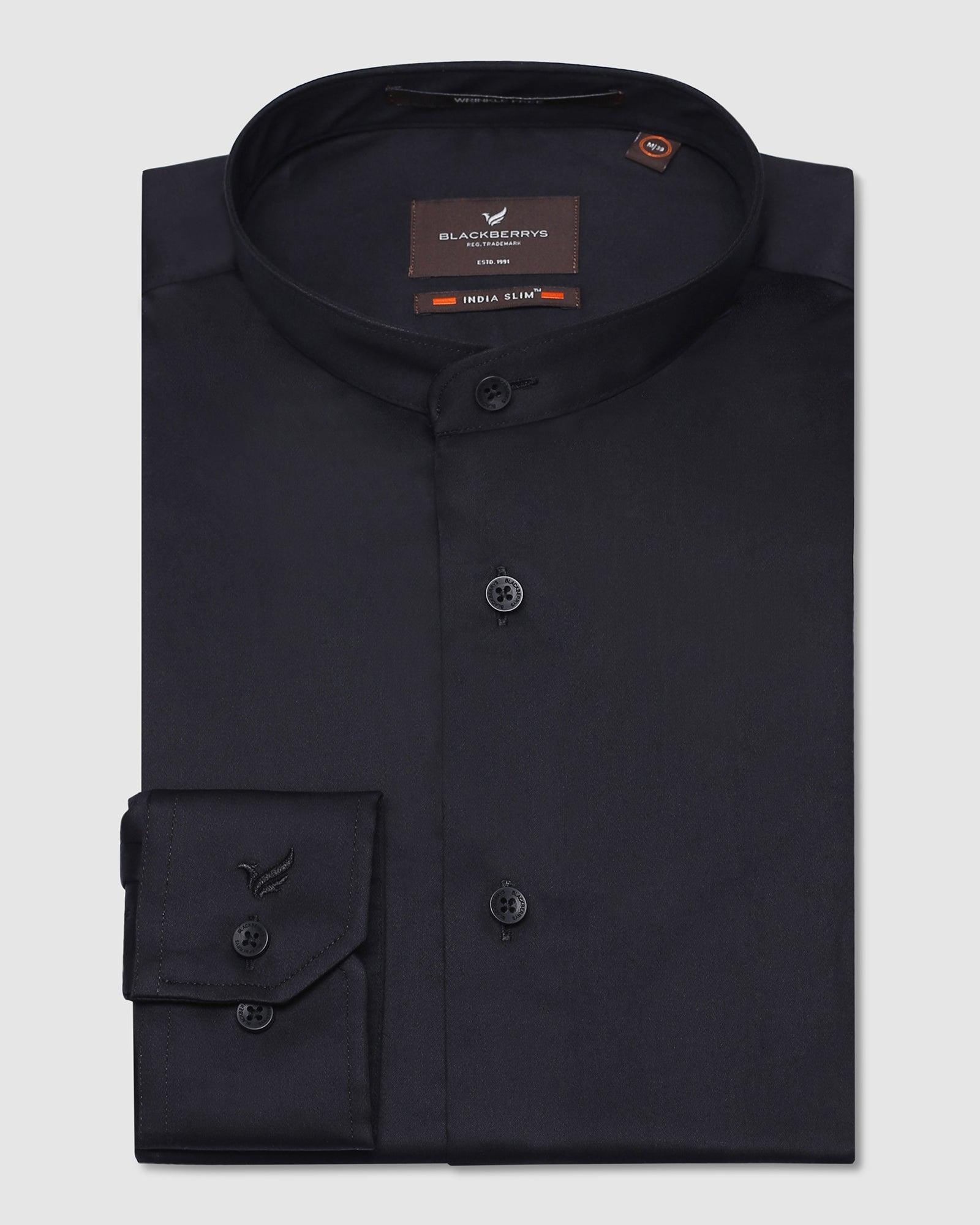 Formal Shirt In Black (Sailor) - Blackberrys