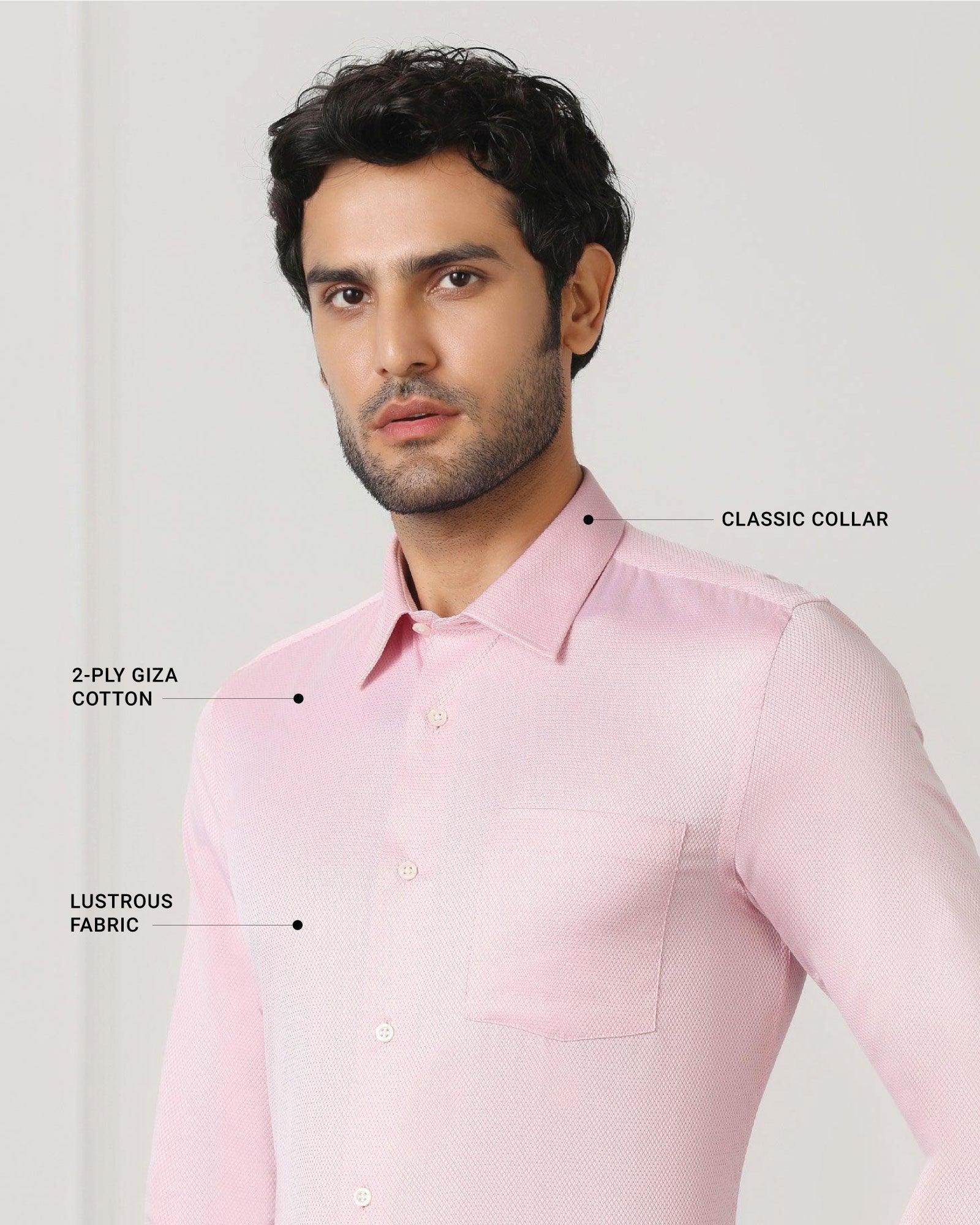 Formal Shirt In Pink (Samuel) - Blackberrys