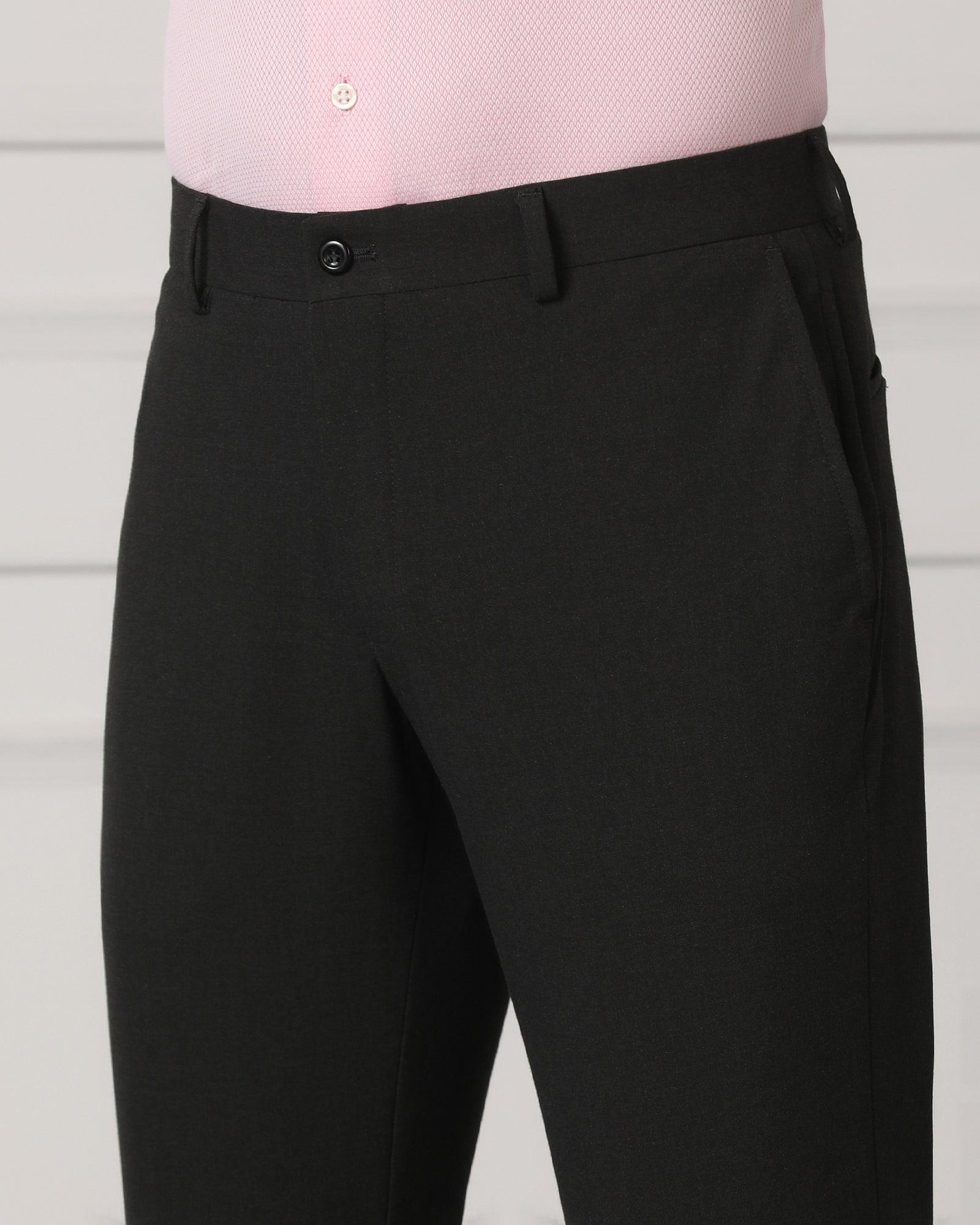 Formal Trousers In Charcoal B-91 (Travis) - Blackberrys