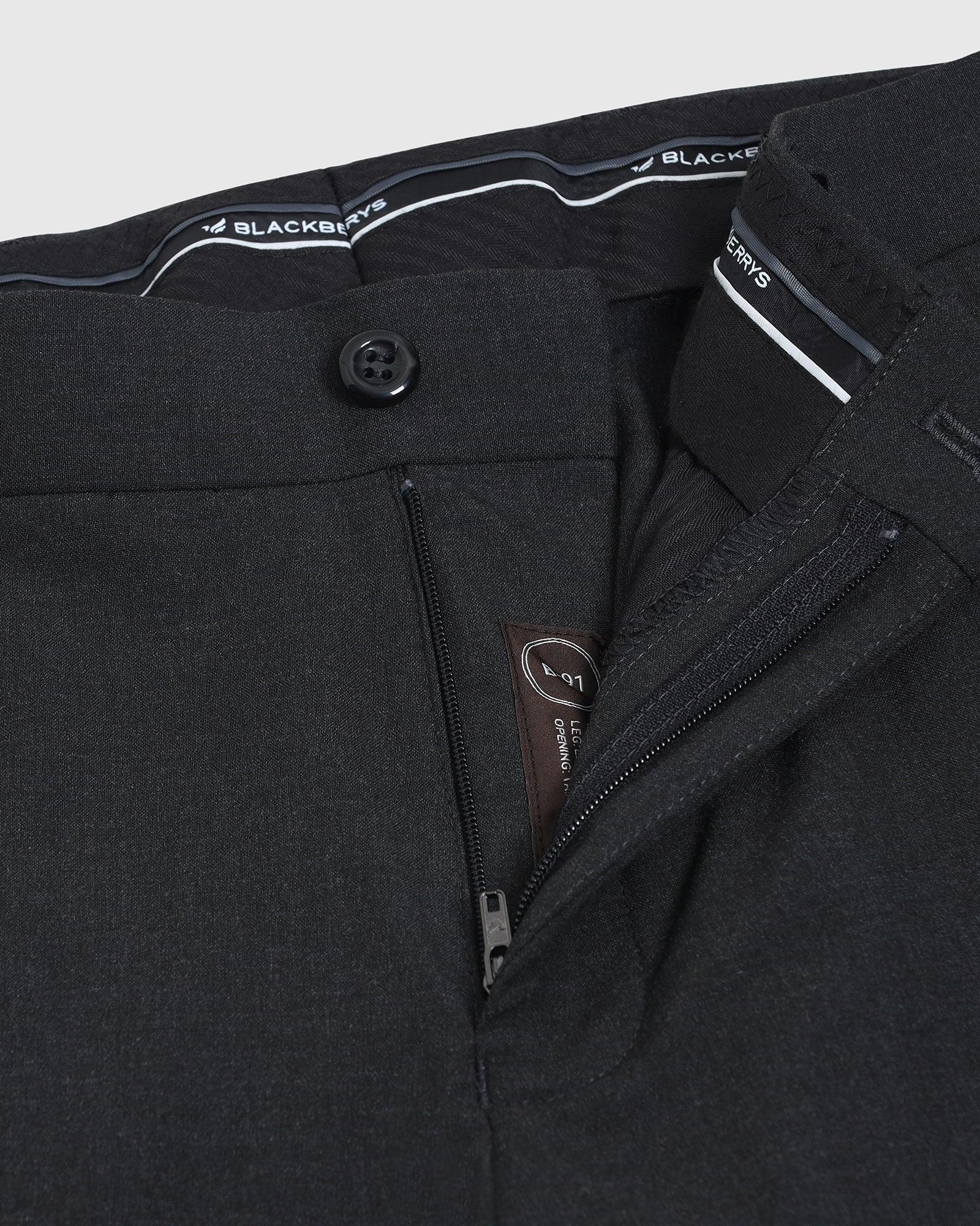 Formal Trousers In Charcoal B-91 (Travis) - Blackberrys