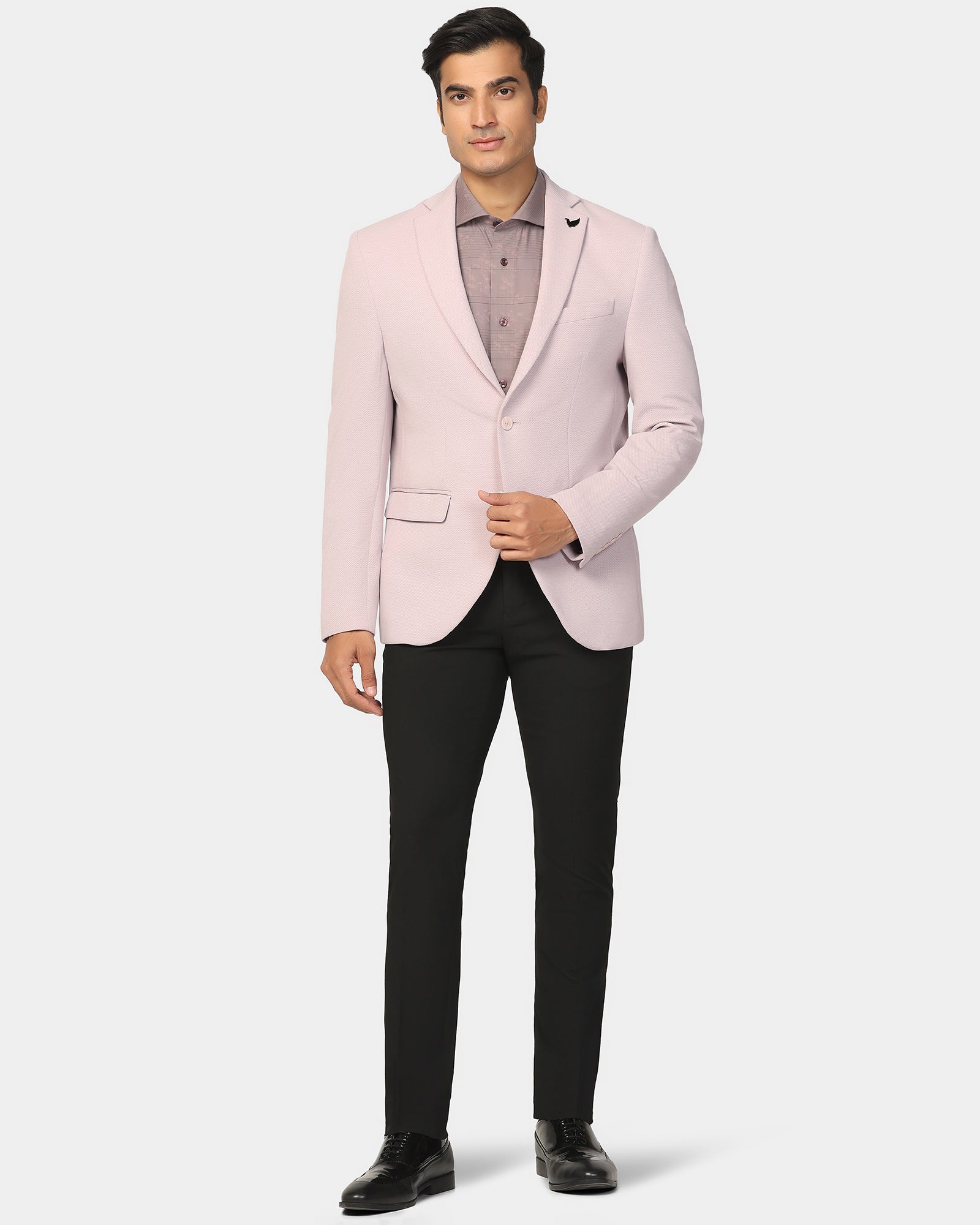 Formal Pink Textured Blazer - Revlon