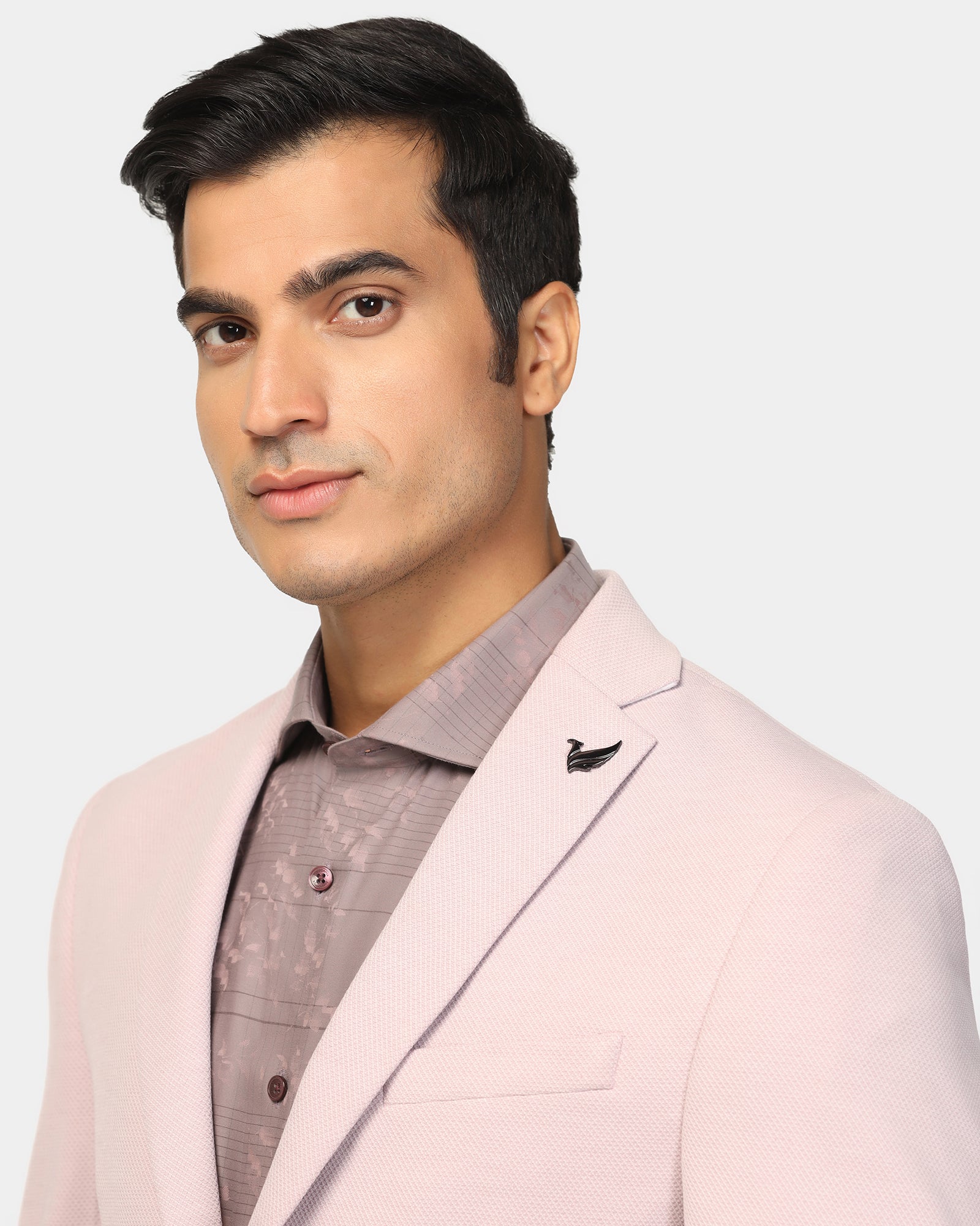 Formal Pink Textured Blazer - Revlon