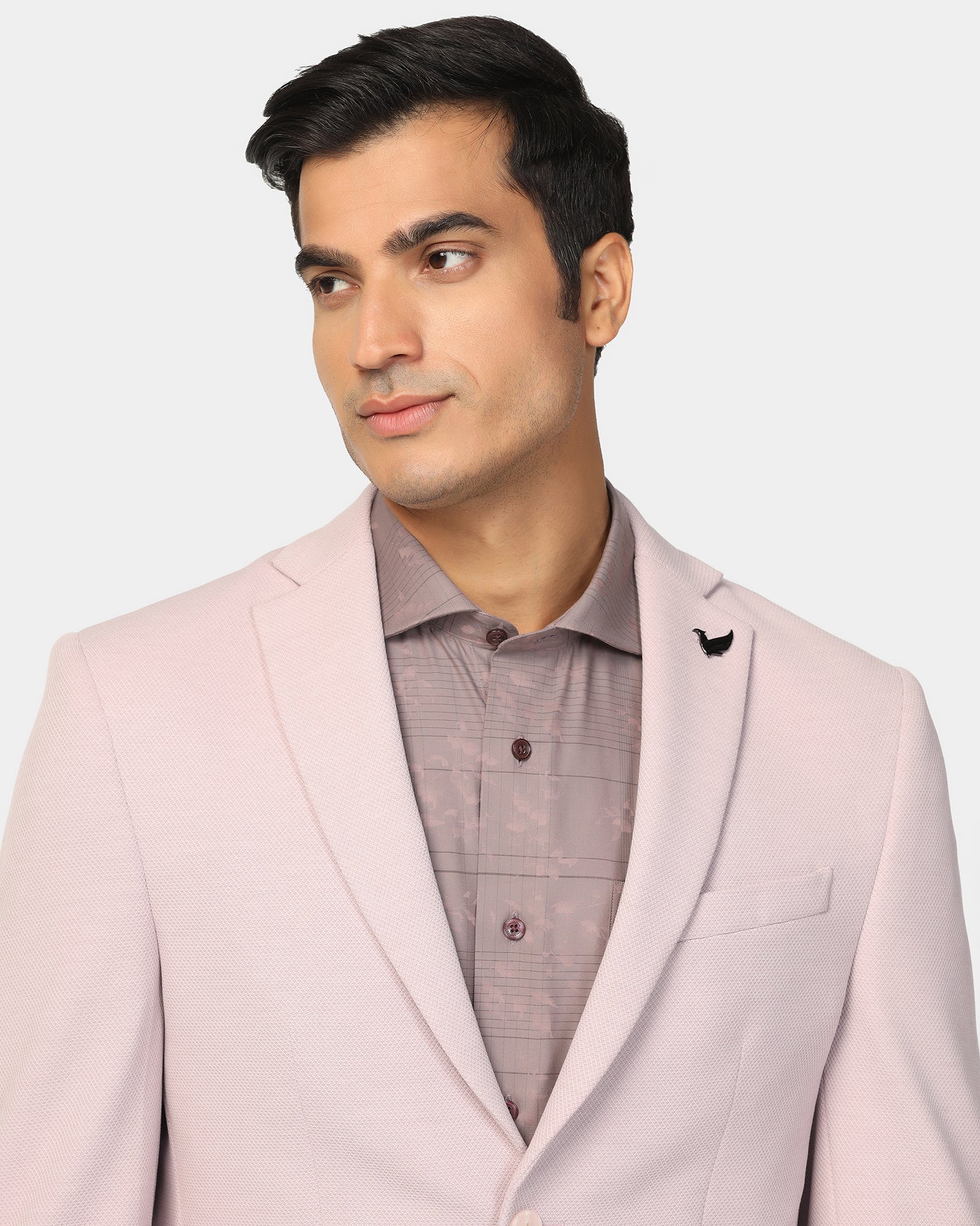Formal Pink Textured Blazer - Revlon