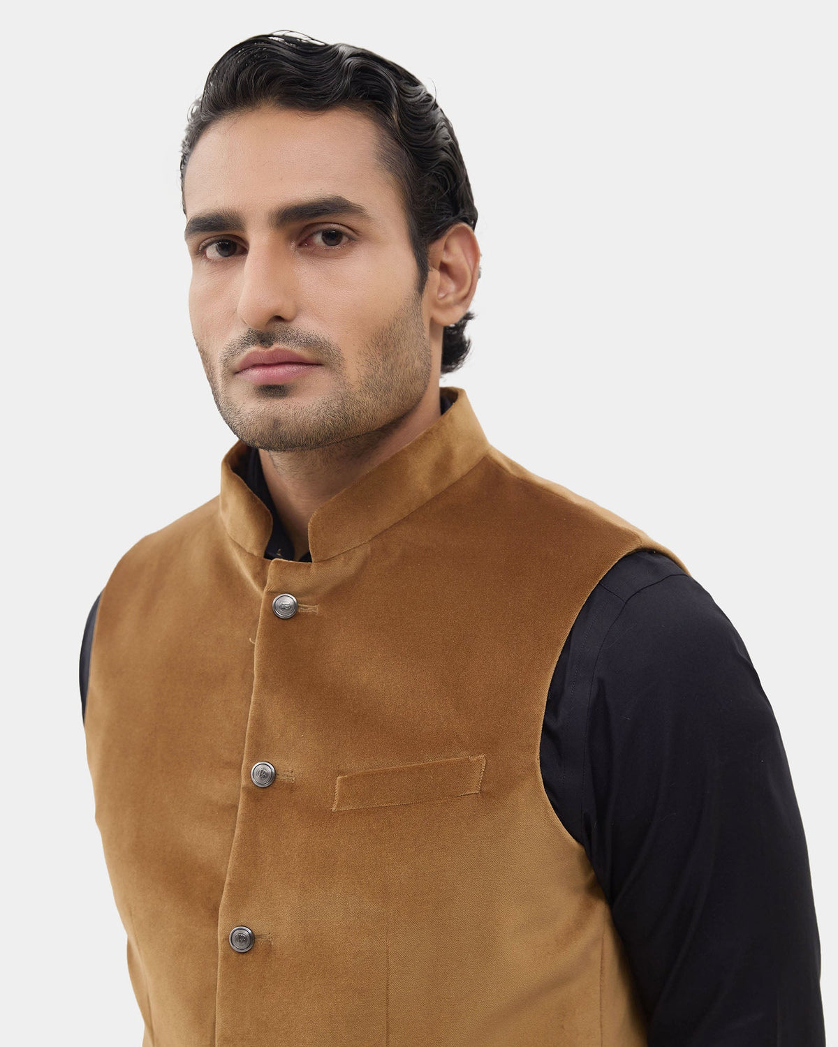 Gold Solid Waistcoat - Neveger
