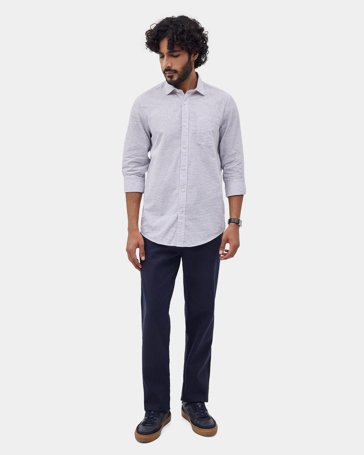 Grey Check Shirt - Mofer