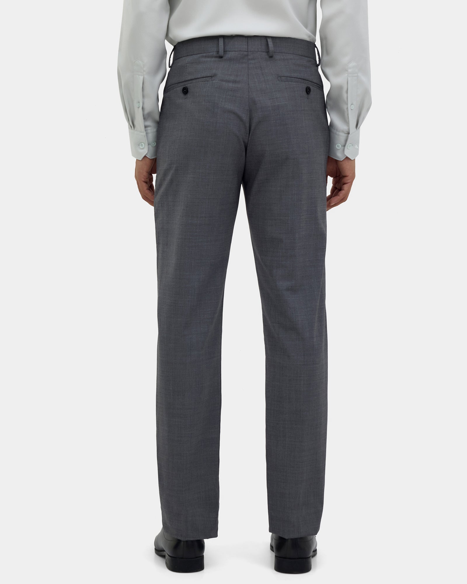 Grey Luxe Solid Trouser - Shinola