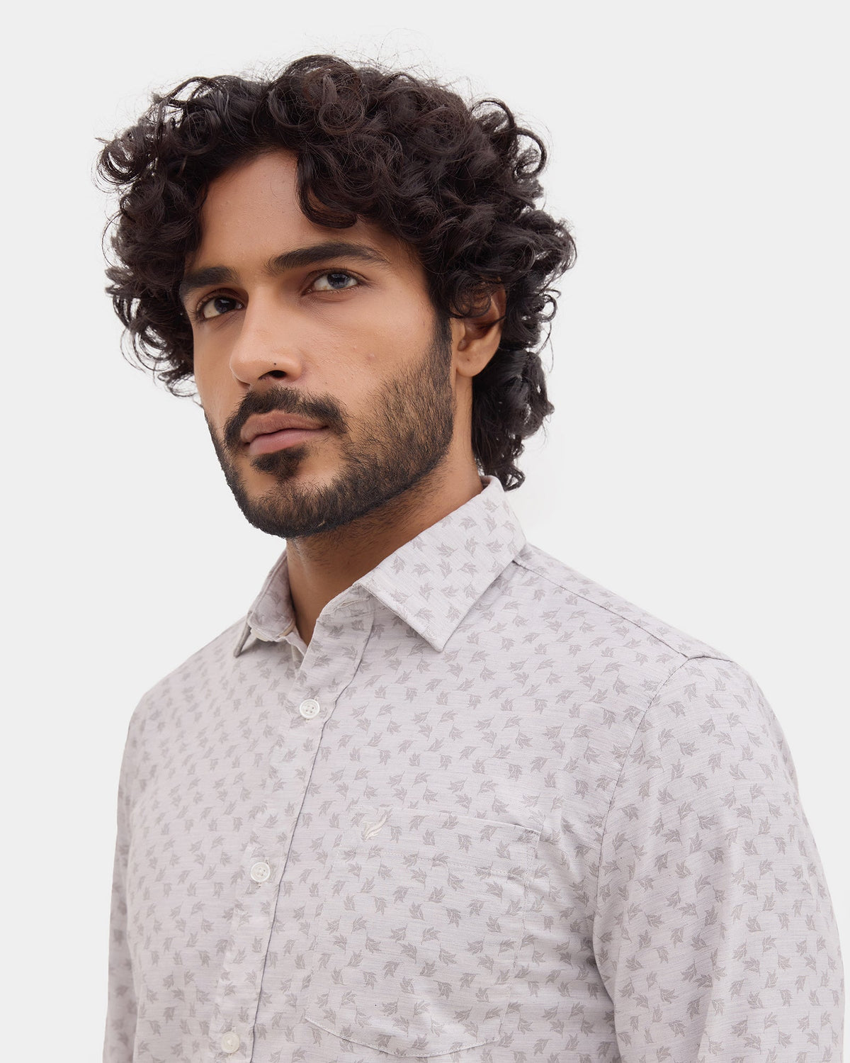 Grey Printed Shirt - Joren