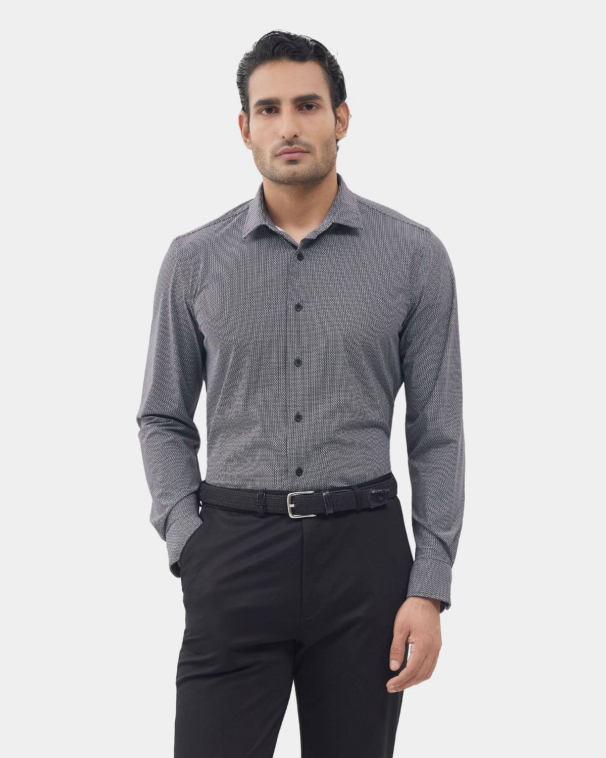 Grey Techpro Print Shirt - Panerai