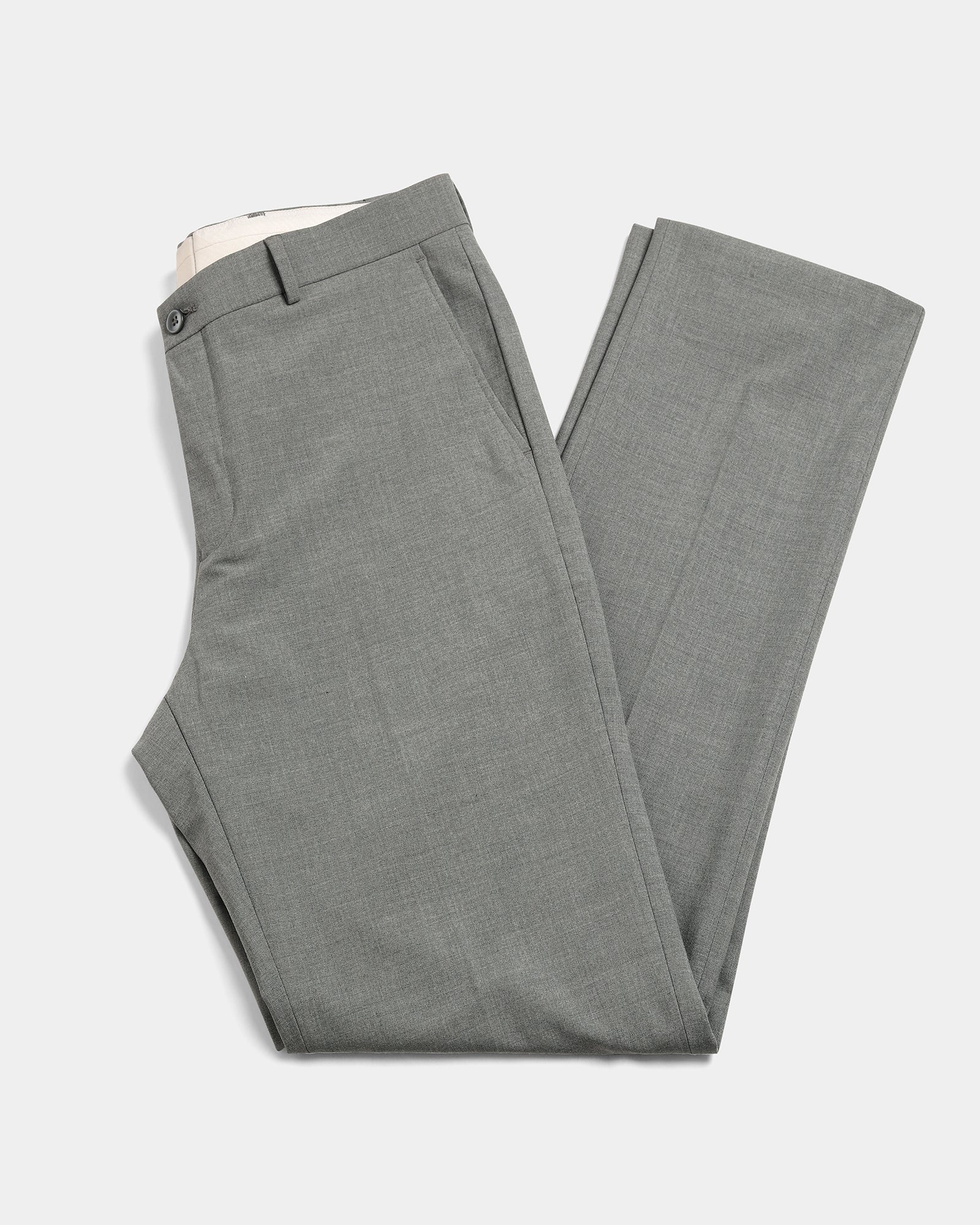 Grey Solid Trouser - Donny