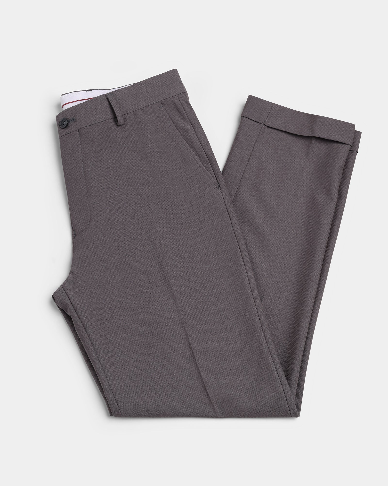 Grey Textured Trouser - Laco