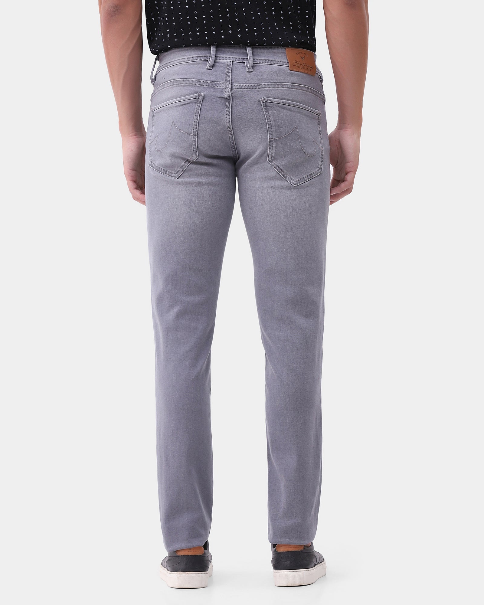 Grey Superflex Slim Comfort Jeans - Alan