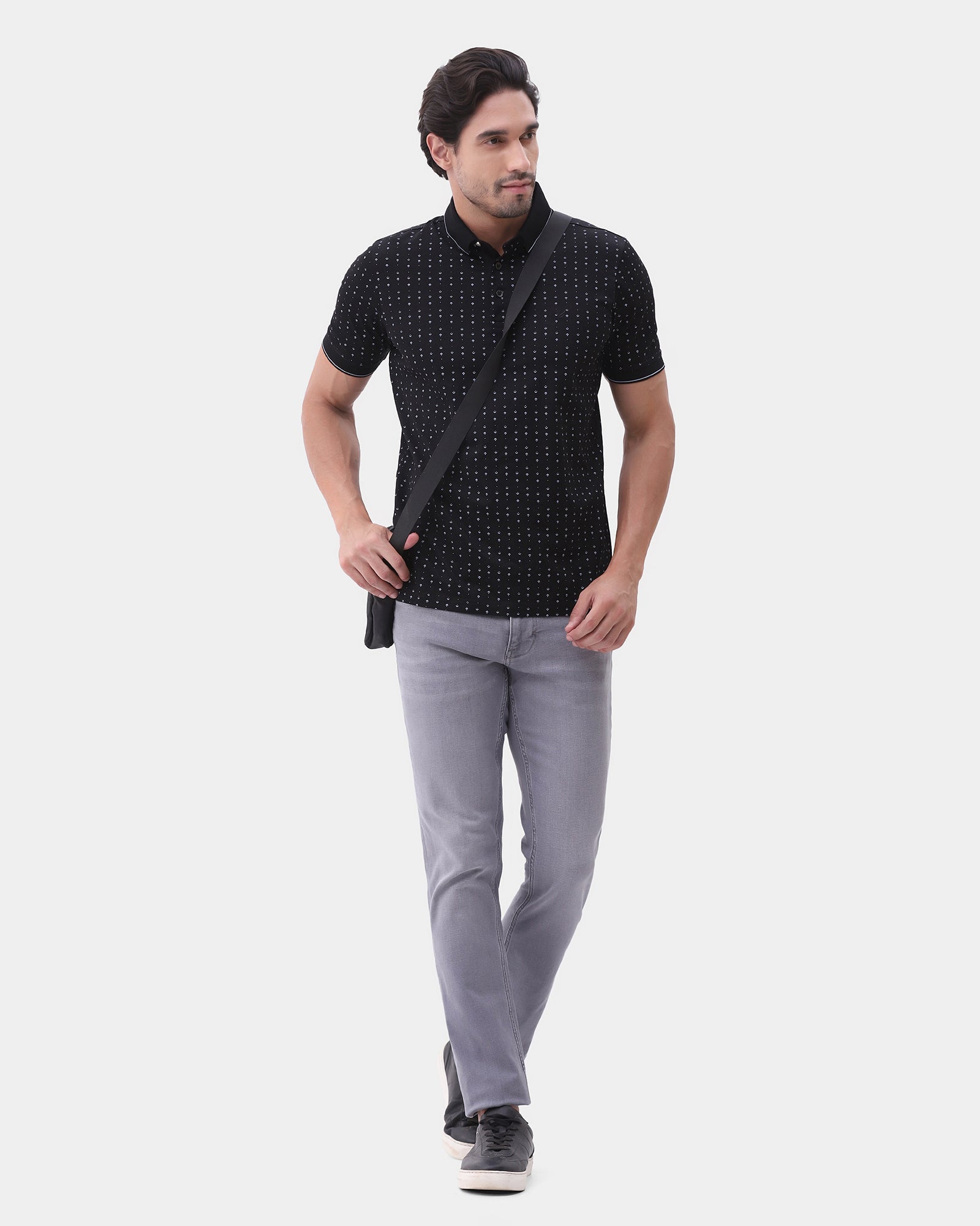 Grey Superflex Slim Comfort Jeans - Alan