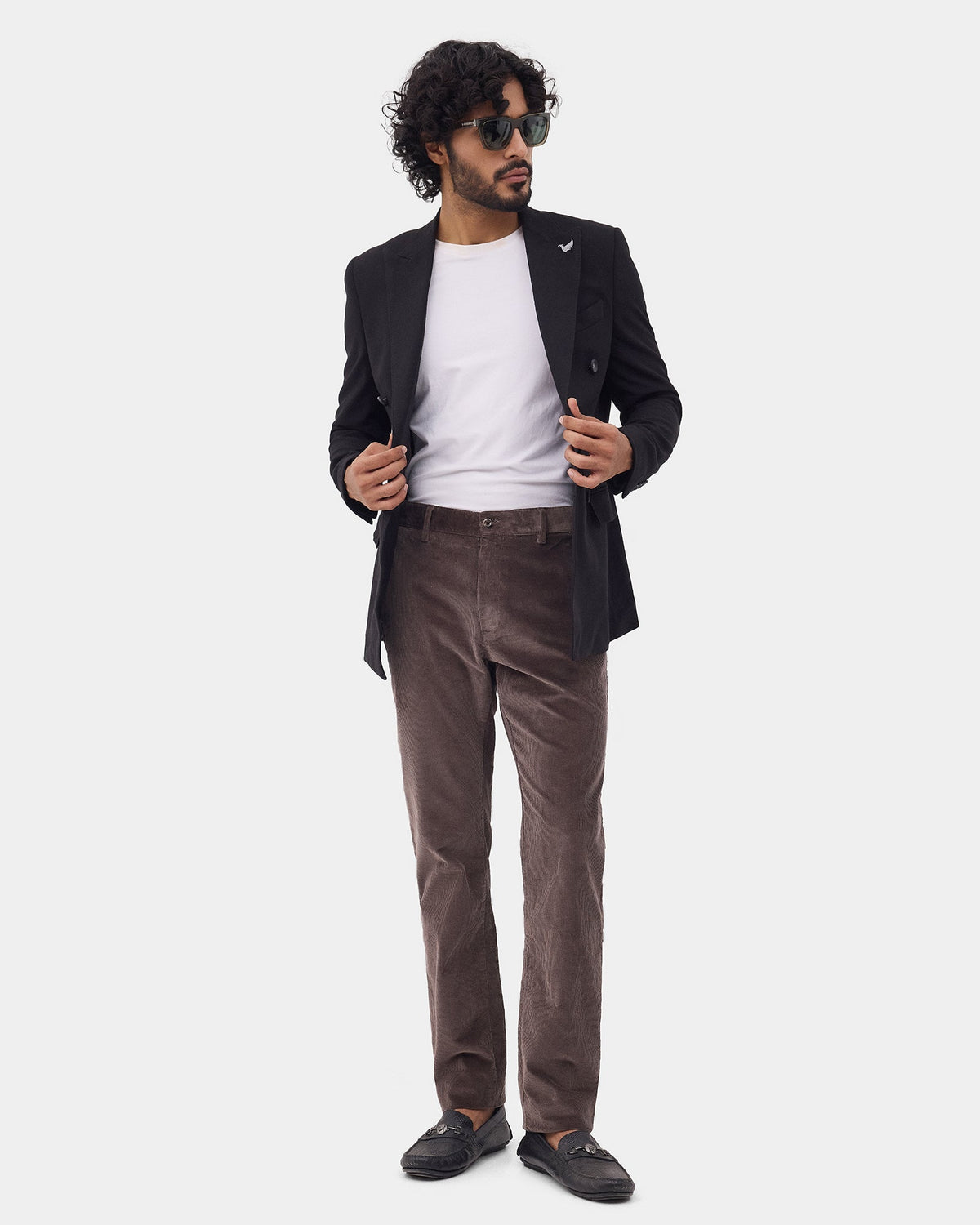 Grey Corduroy Khakis - Pamir