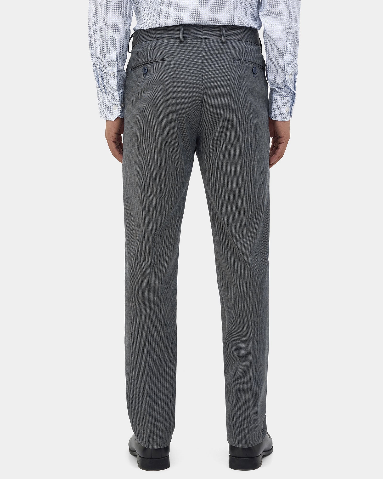 Grey Textured Trouser - Hublot
