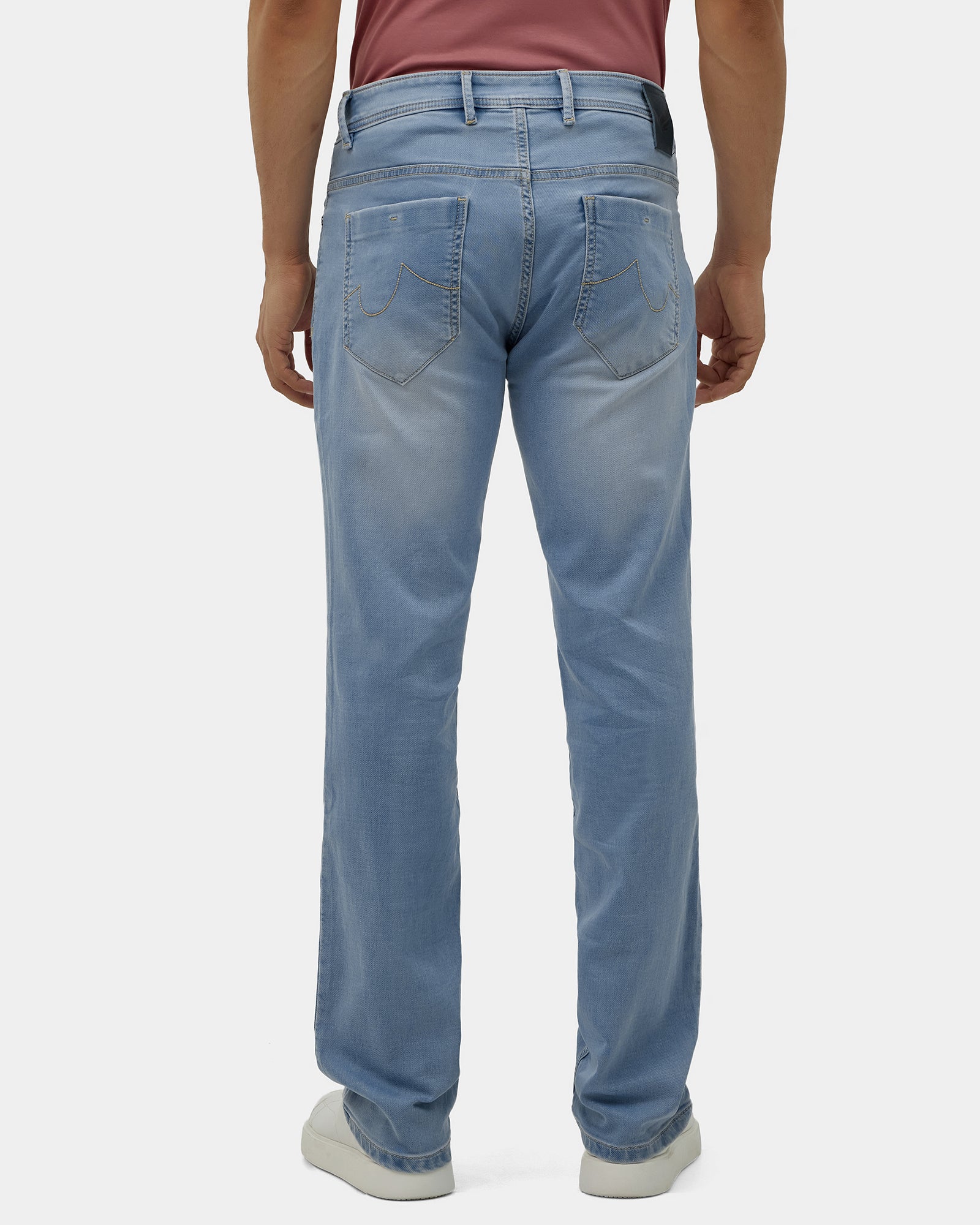 Indigo Ultrasoft Straight Comfort Jeans - Zayne