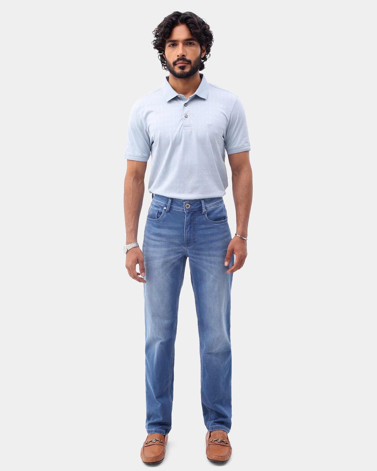 Indigo Ultrasoft Slim Fit Jeans - Jan