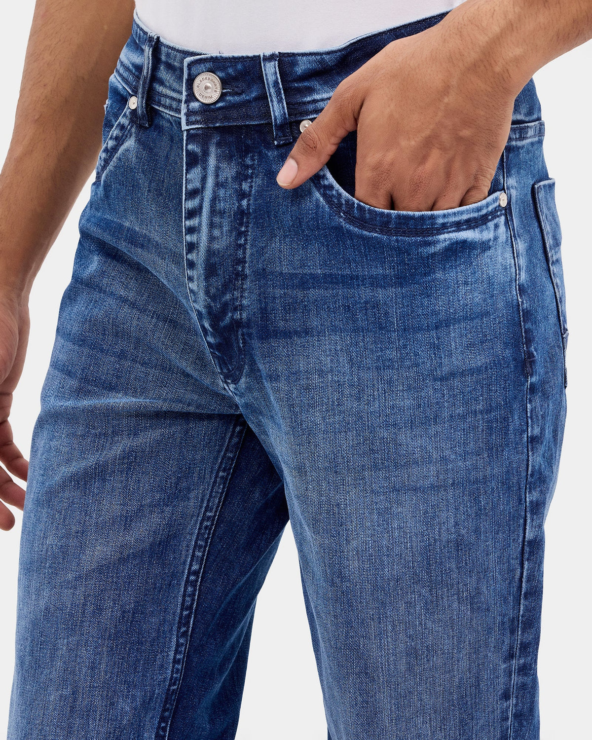 Indigo Super Clean Comfort Fit Jeans - Reflection