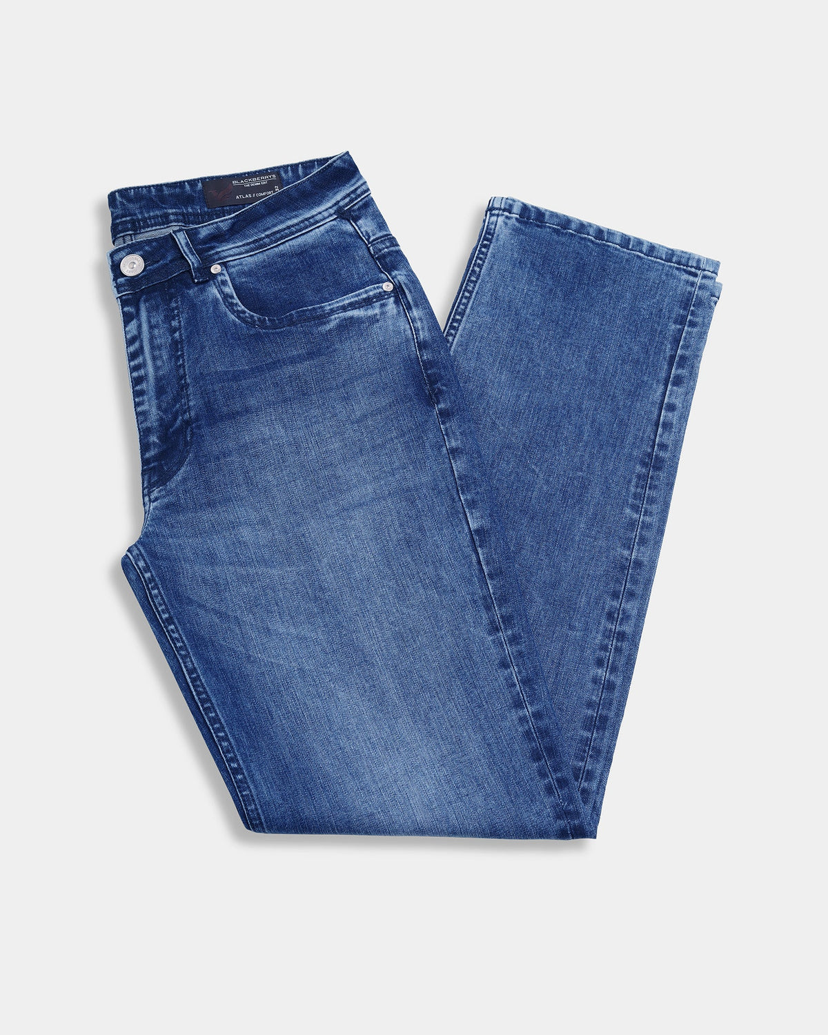Indigo Super Clean Comfort Fit Jeans - Reflection