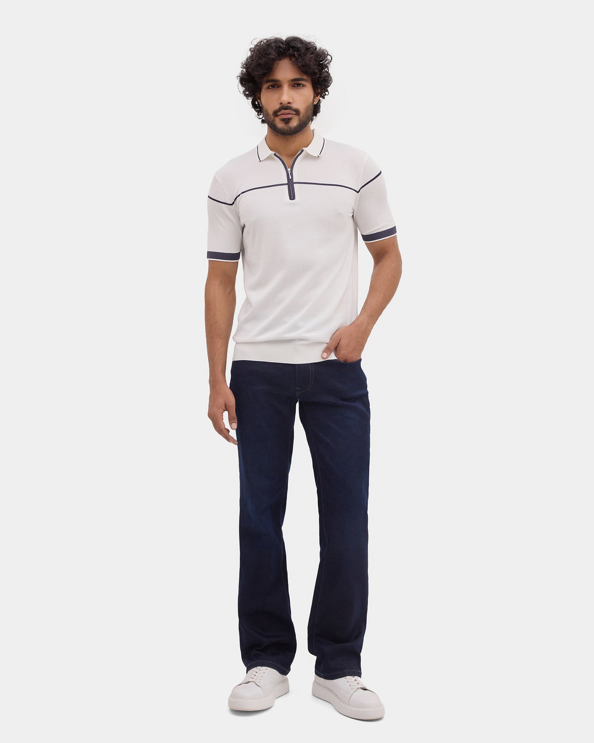 Indigo Super Clean Straight Comfort Jeans - Agata