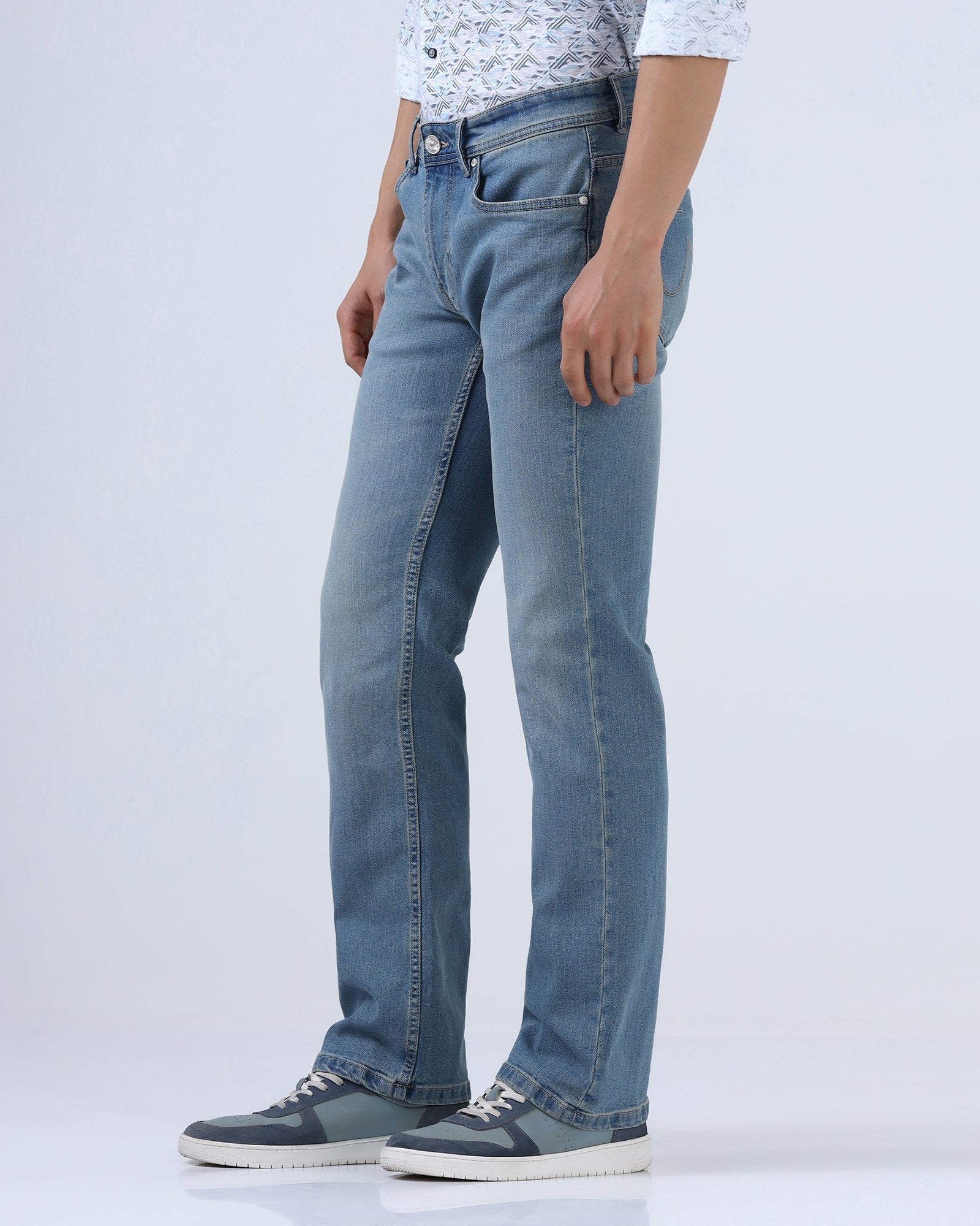Indigo Super Clean Straight Comfort Jeans - Stetson