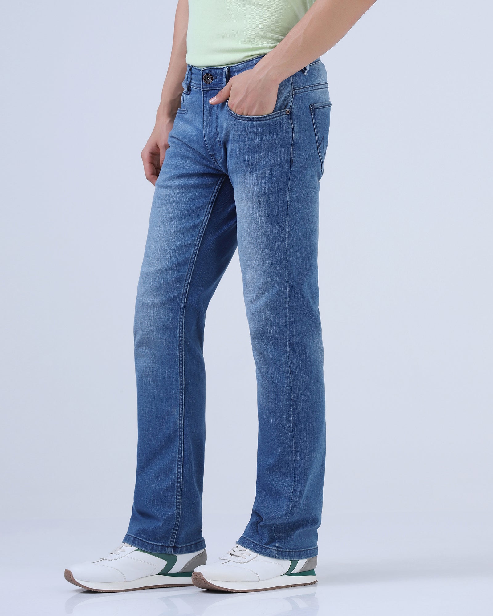 Indigo Superflex Straight Comfort Jeans - Hayden