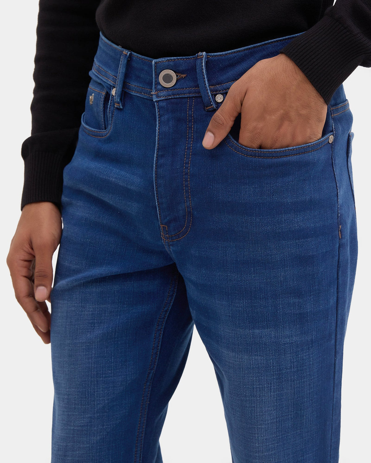 Indigo Ultrasoft Slim Comfort Jeans - Sain
