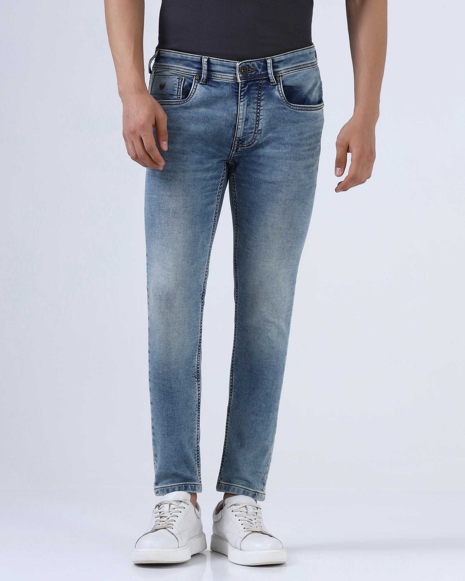Indigo Ultrasoft Skinny Cropped Jeans - Jensen