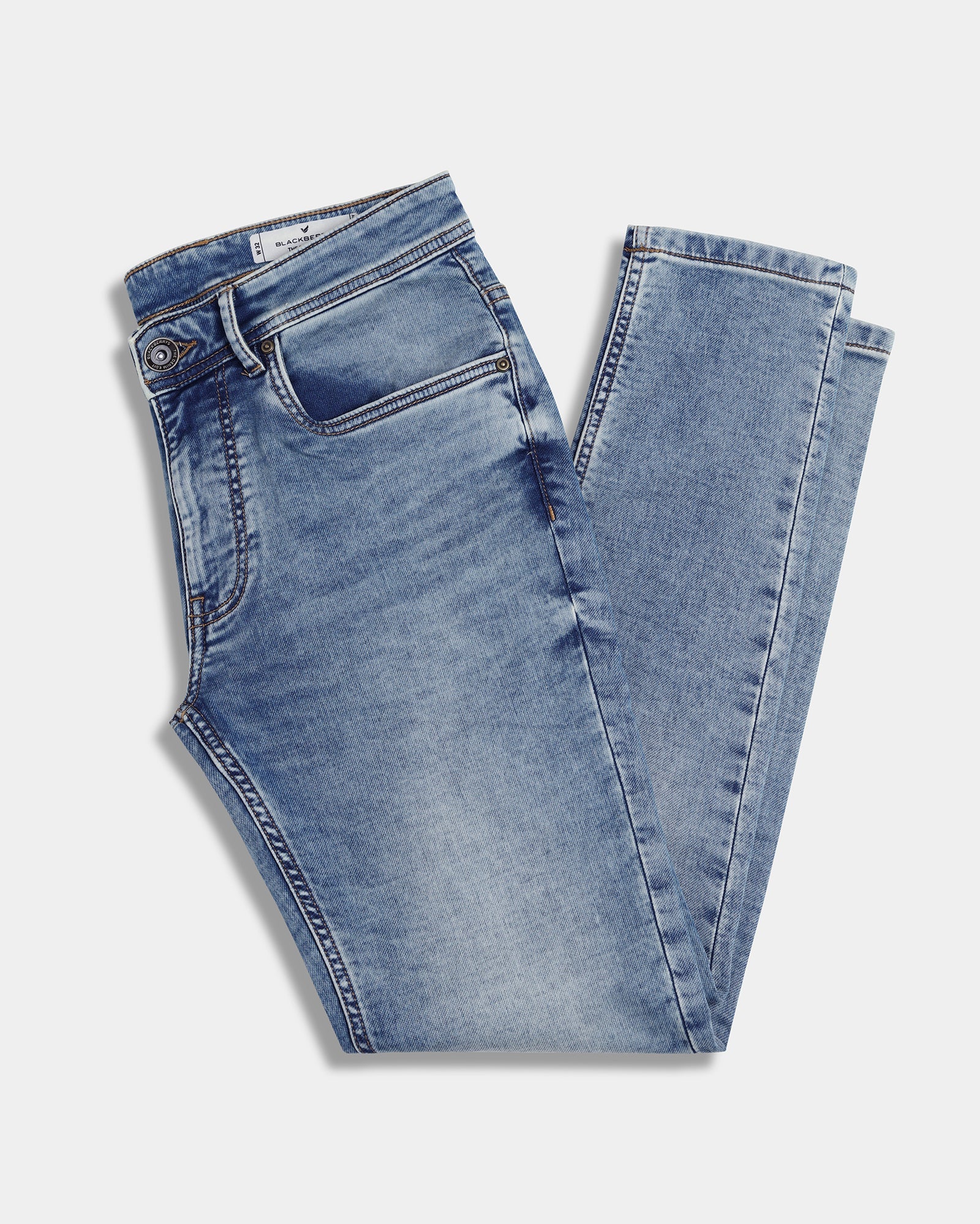 Indigo Ultrasoft Skinny Cropped Jeans - Jensen