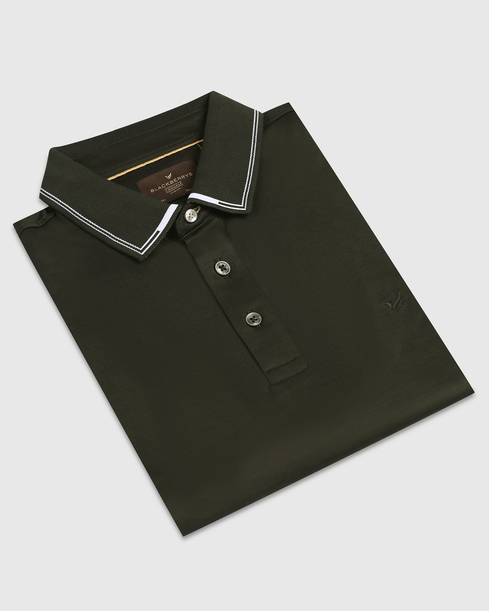 Kelp Solid Polo - Mond