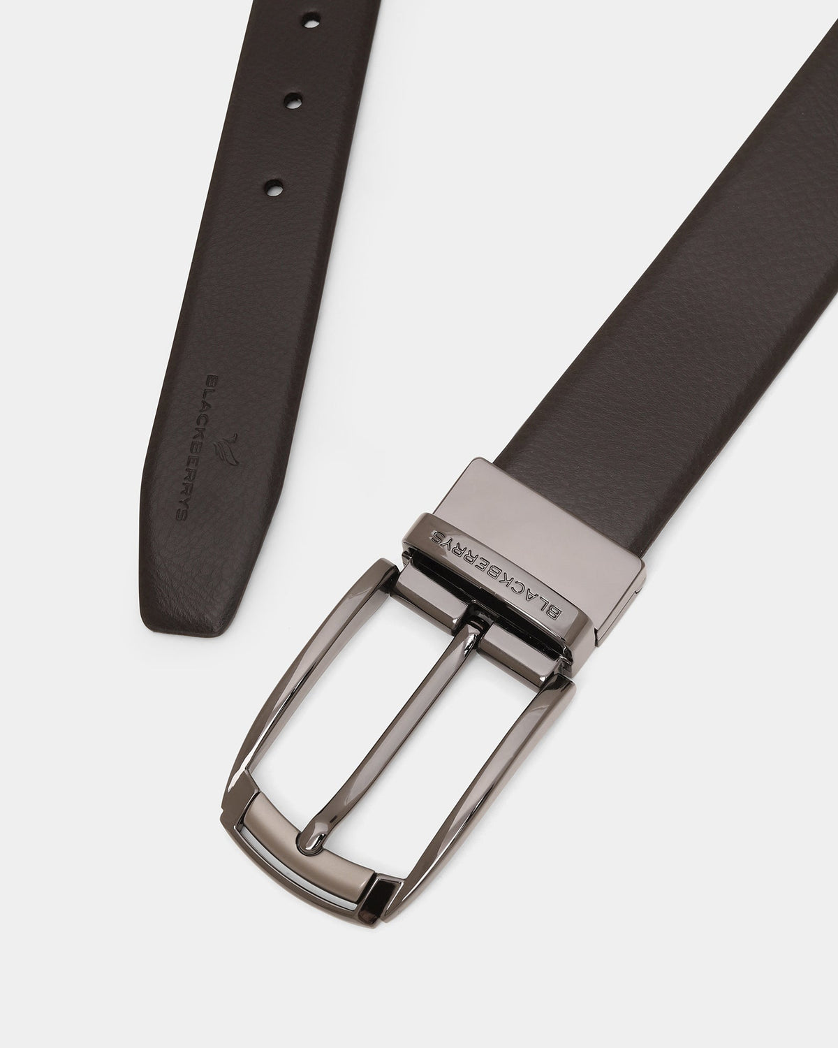 Leather Reversible Black & Tan Belt - Balamy