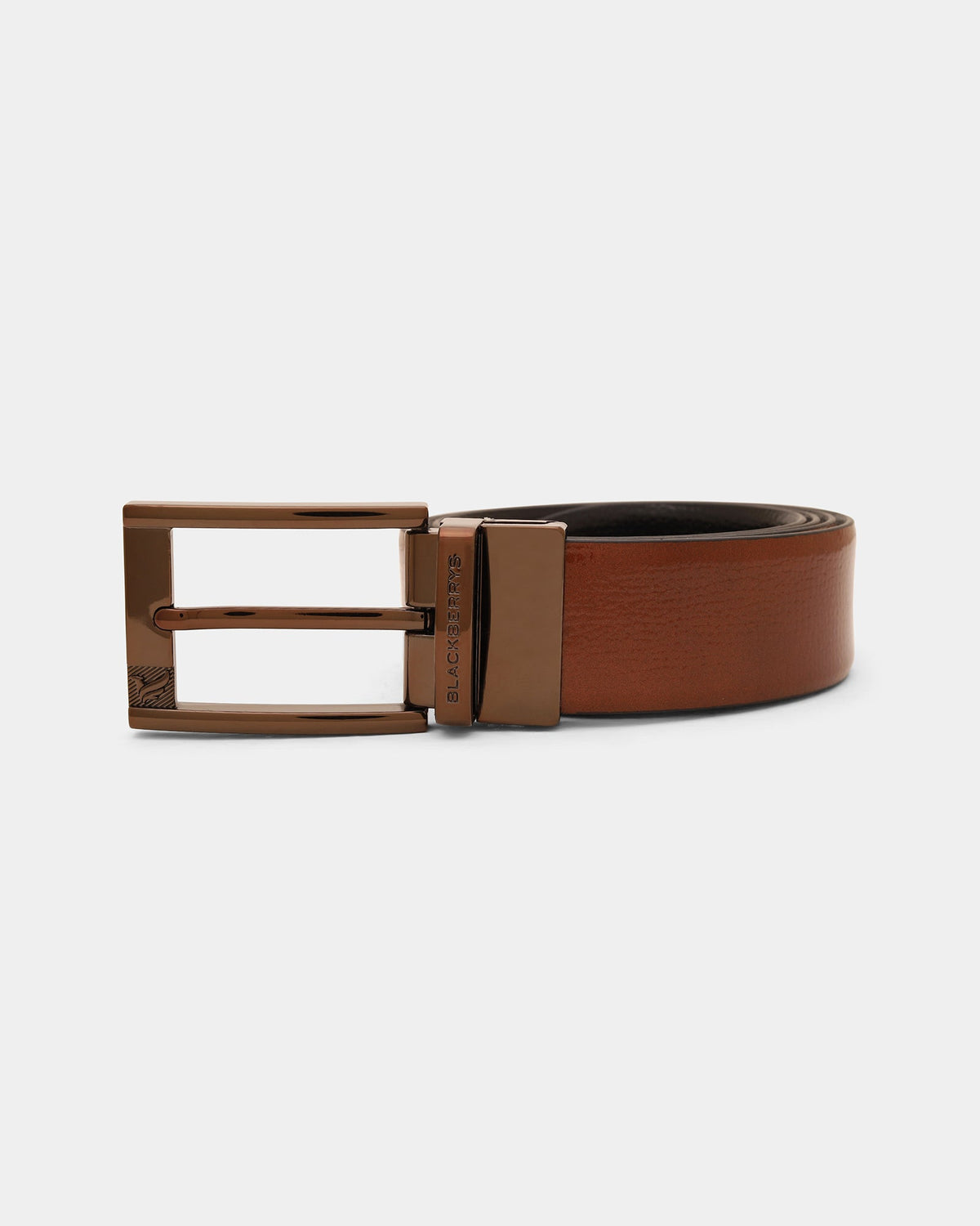 Leather Reversible Tan & Black Belt - Boswell