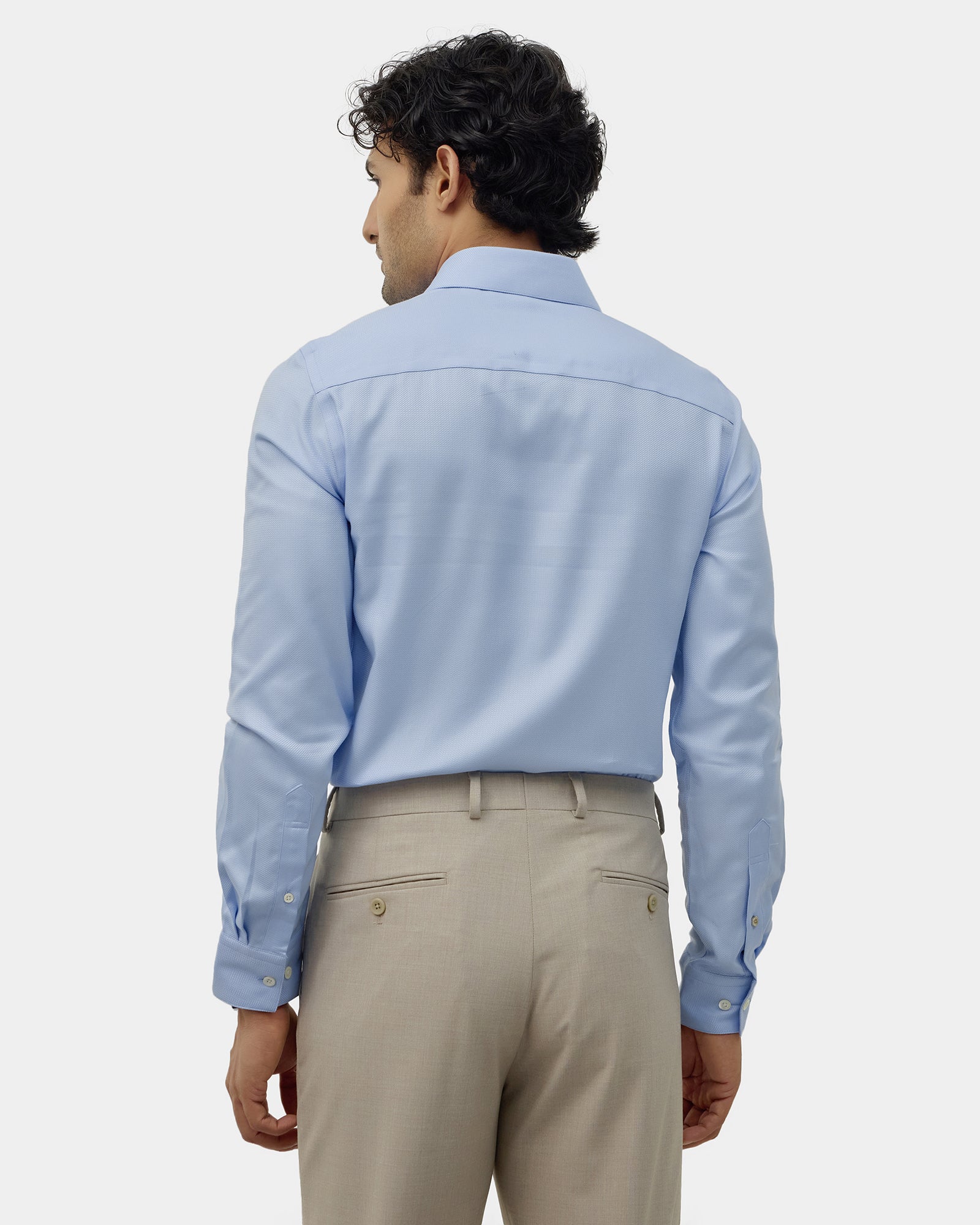 Light Blue Textured Shirt - Chiba