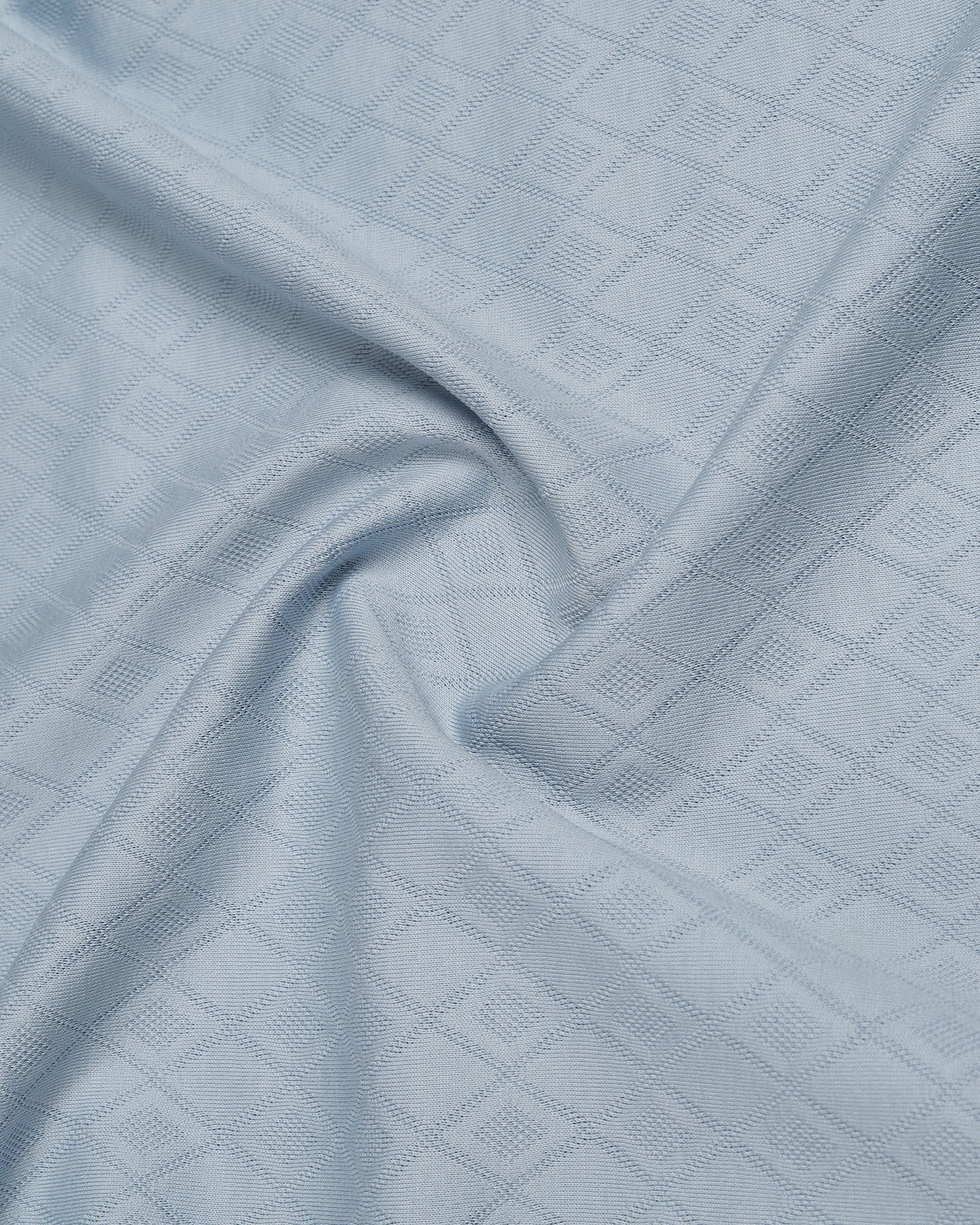 Light Luxe Blue Textured Polo - Lab