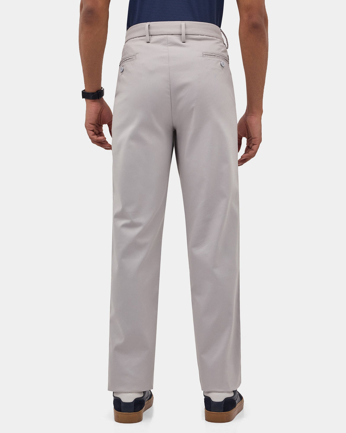 Light Grey Techpro Textured Khakis - Olympus