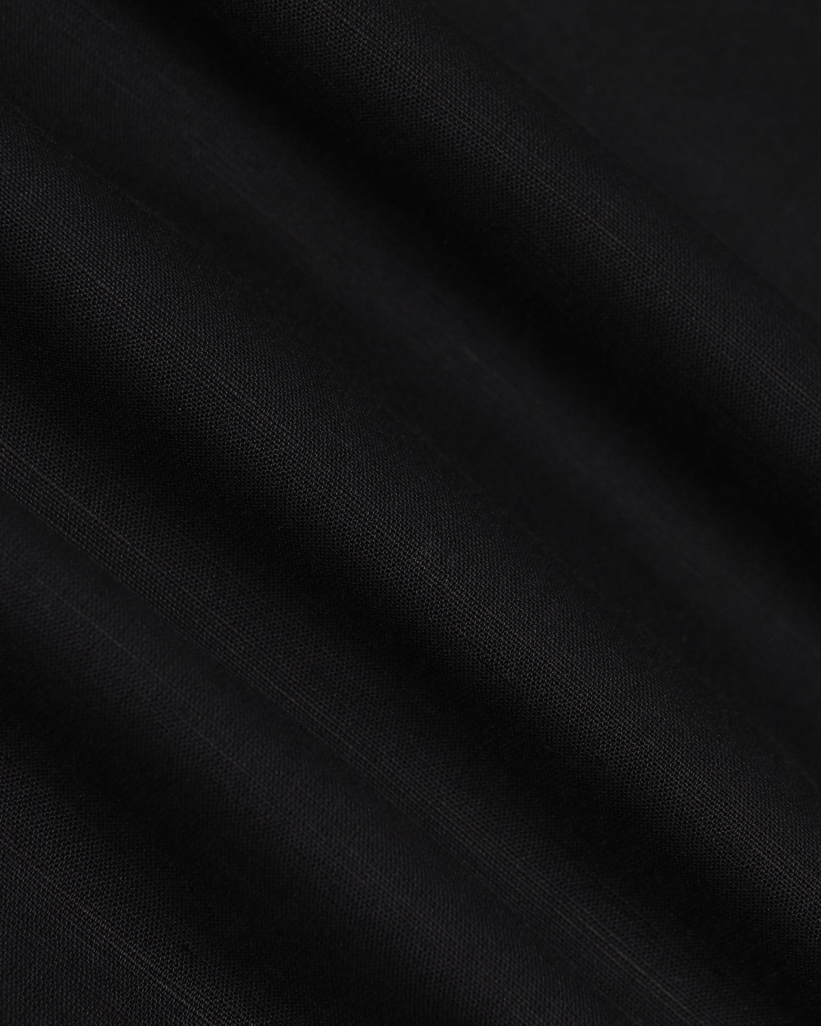 Linen Casual Black Solid Shirt - Salmon