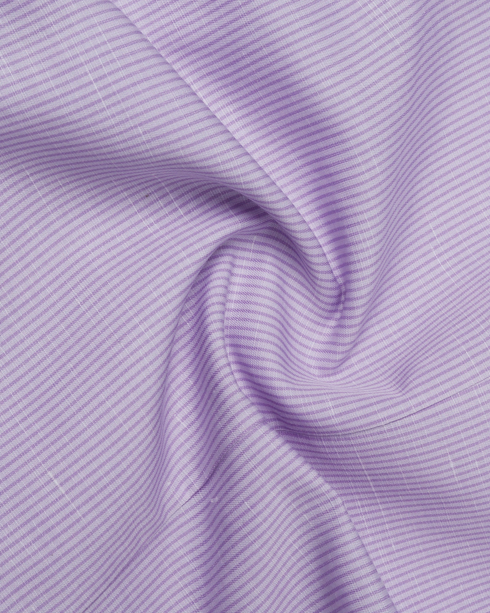 Mauve Linen Stripe Shirt - Kyro