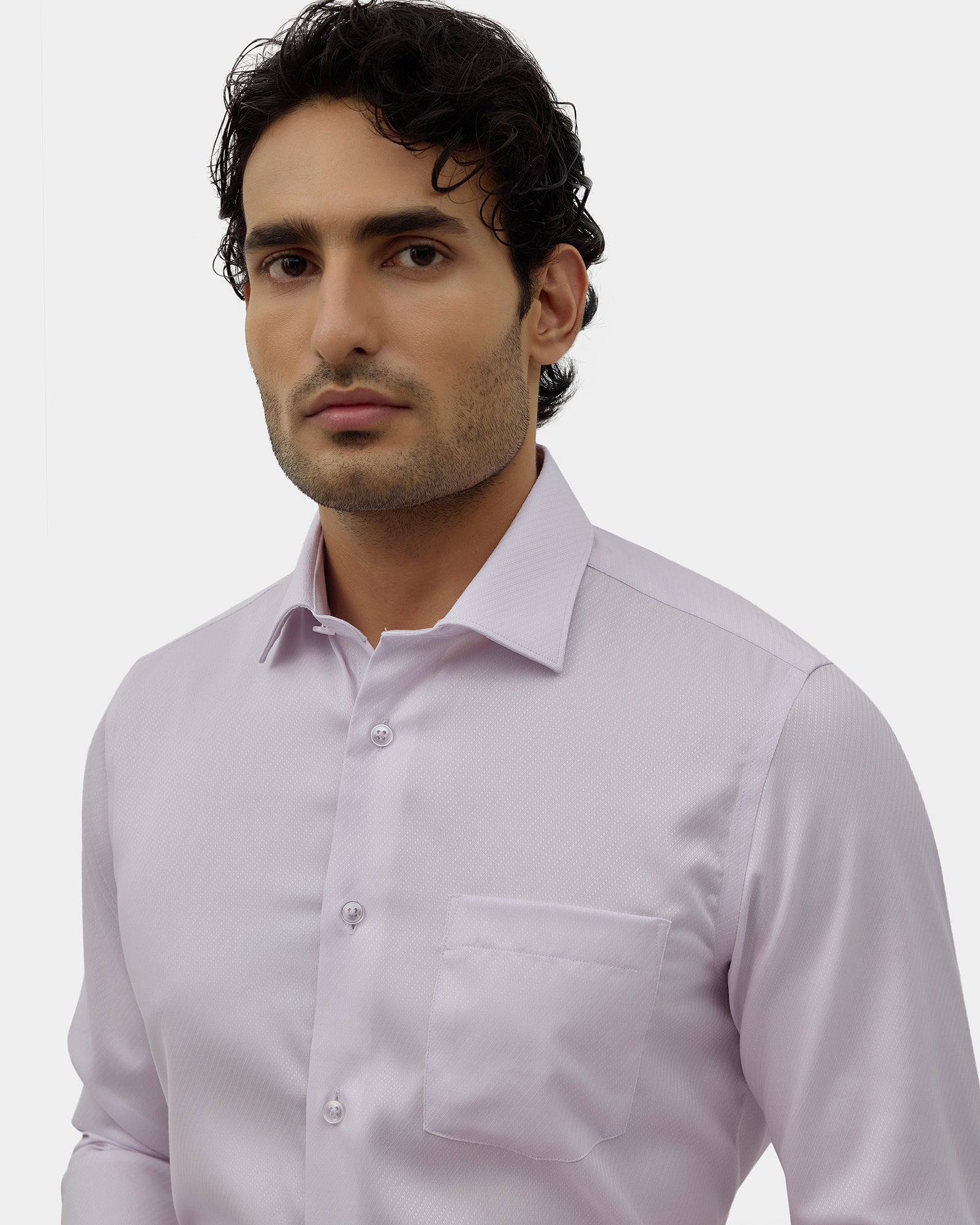 Mauve Textured Shirt - Hornet