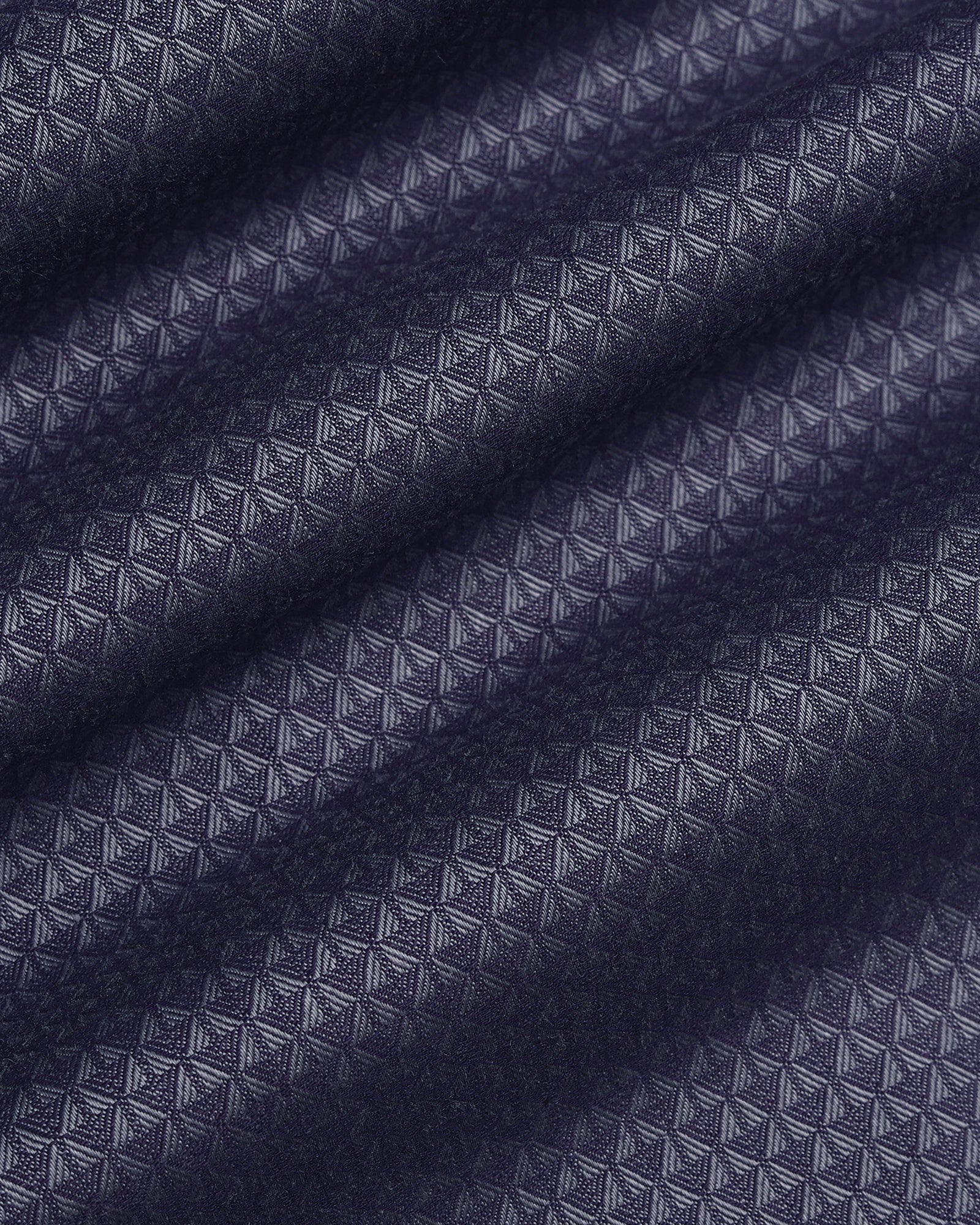 Mid Blue Textured Shirt - Soben