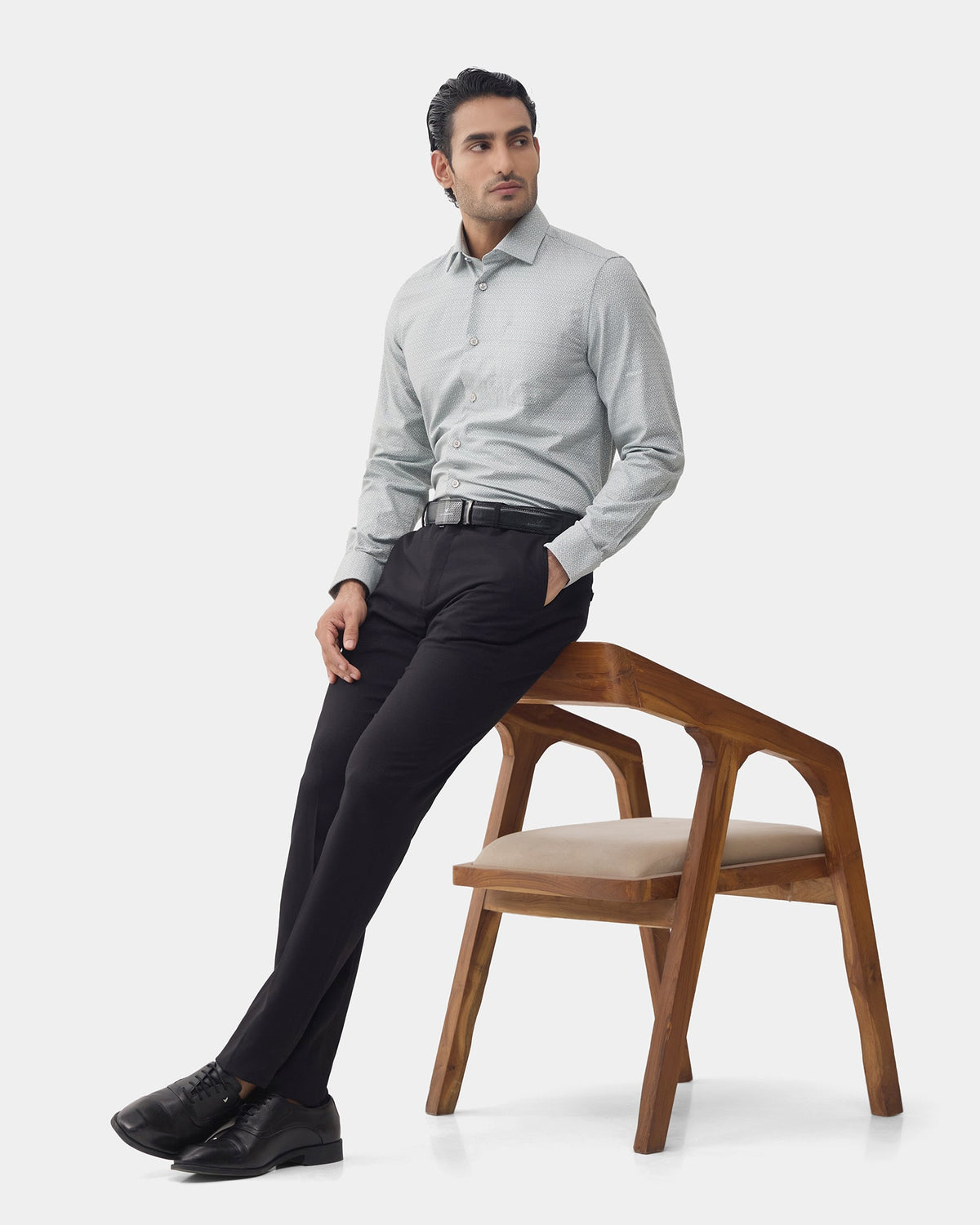 Mint Jacquard Shirt - Fein