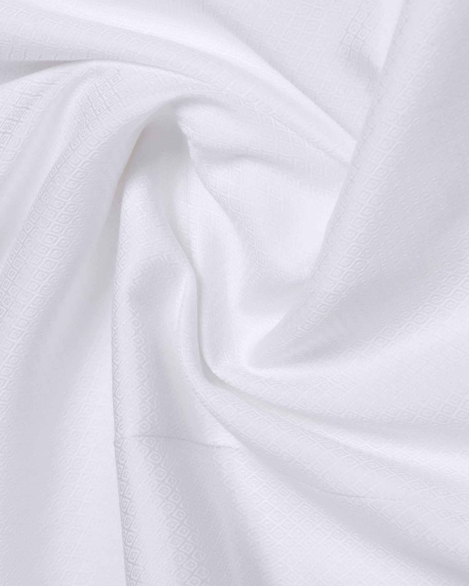 White Textured Shirt - Bridget
