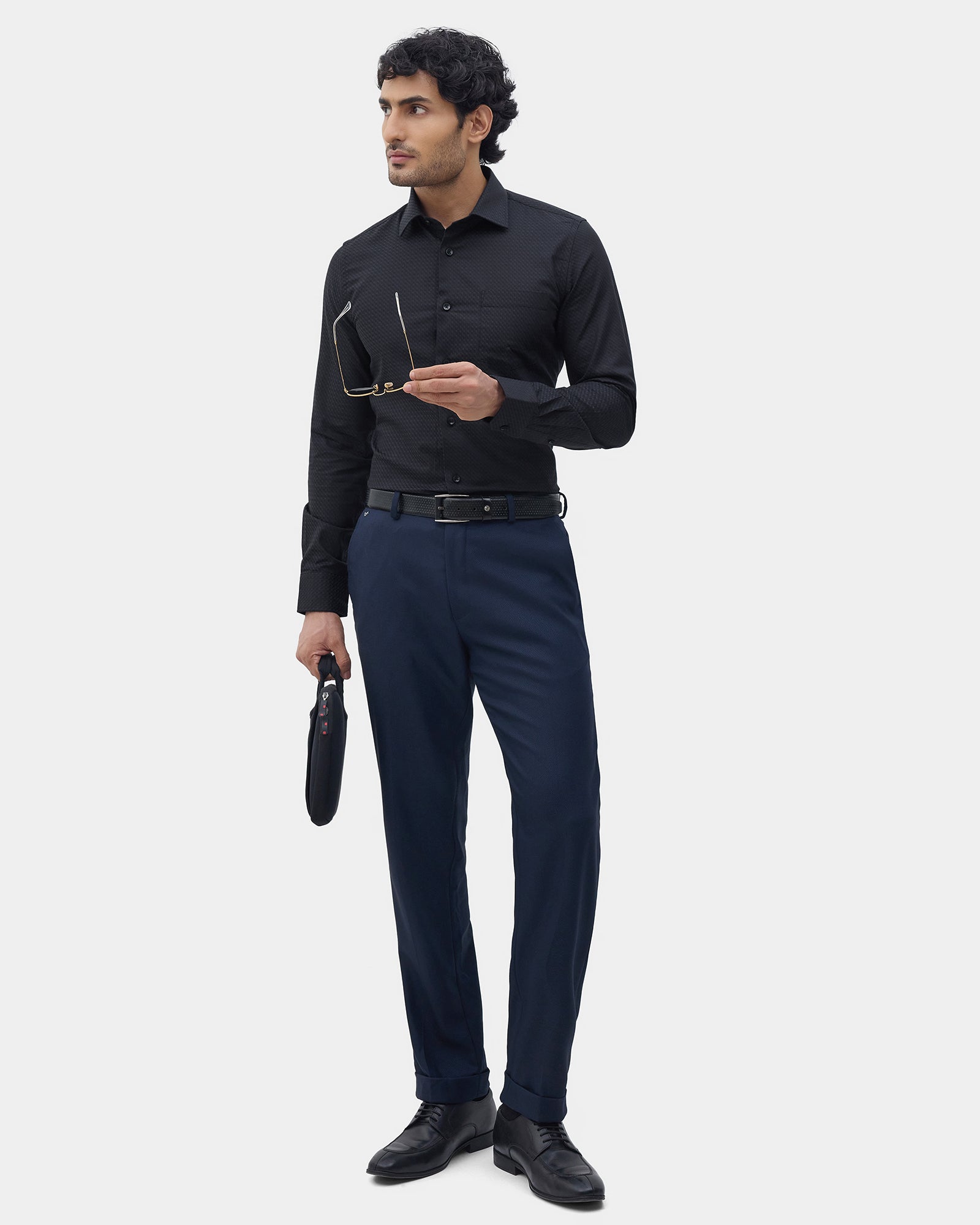 Black Jacquard Shirt - Purist