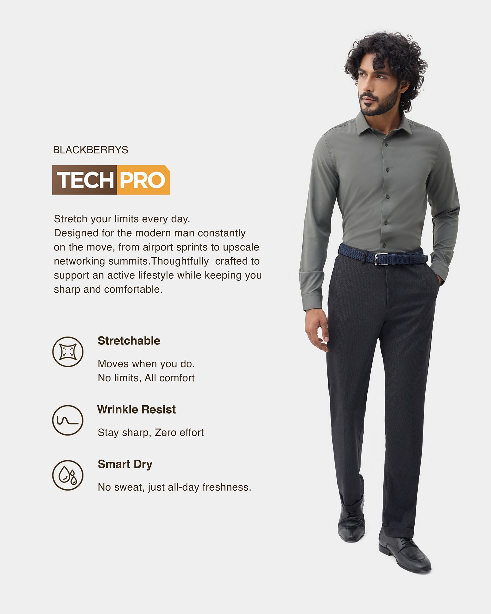 Olive Solid Shirt - Shephard
