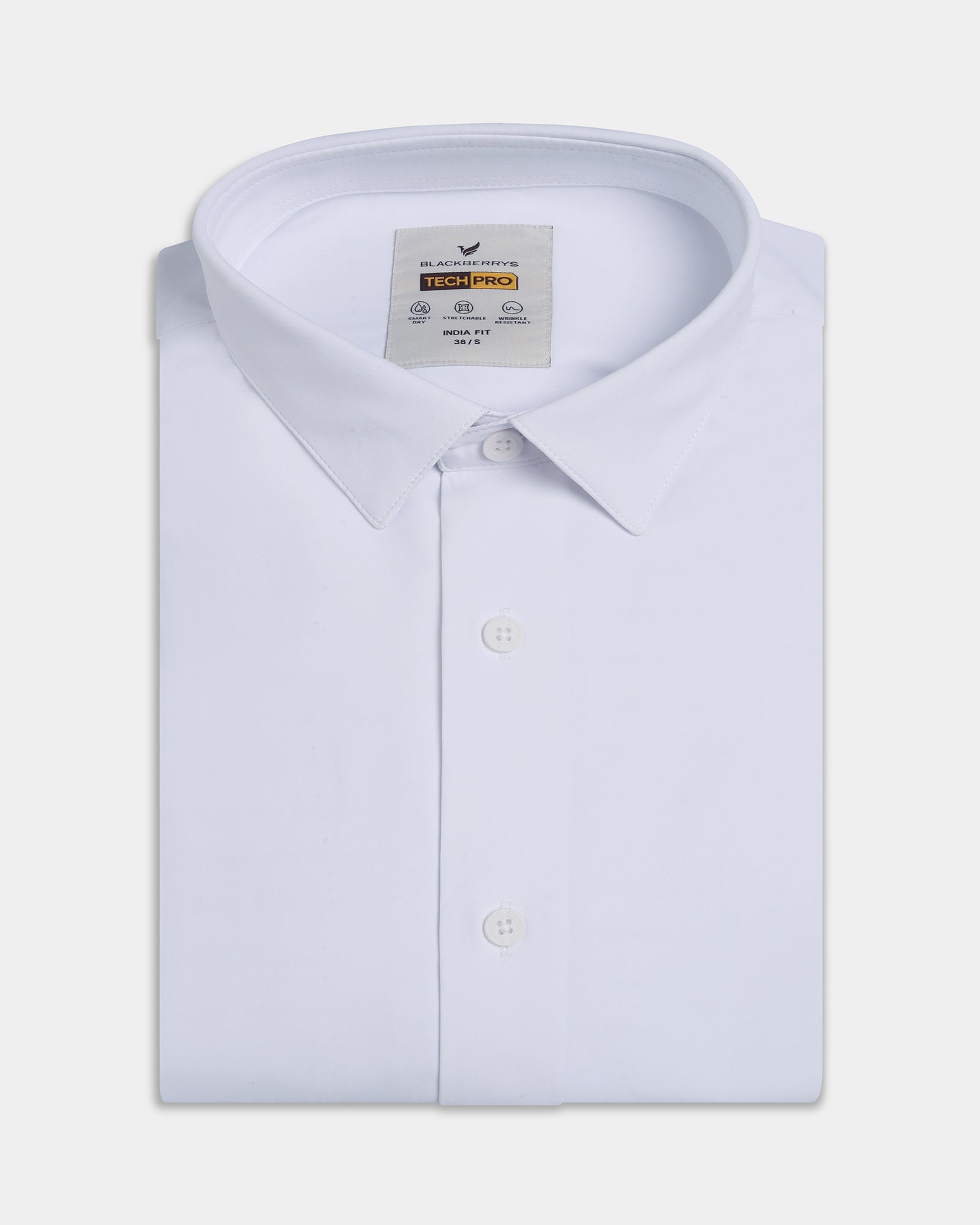 White Solid Shirt - Shephard