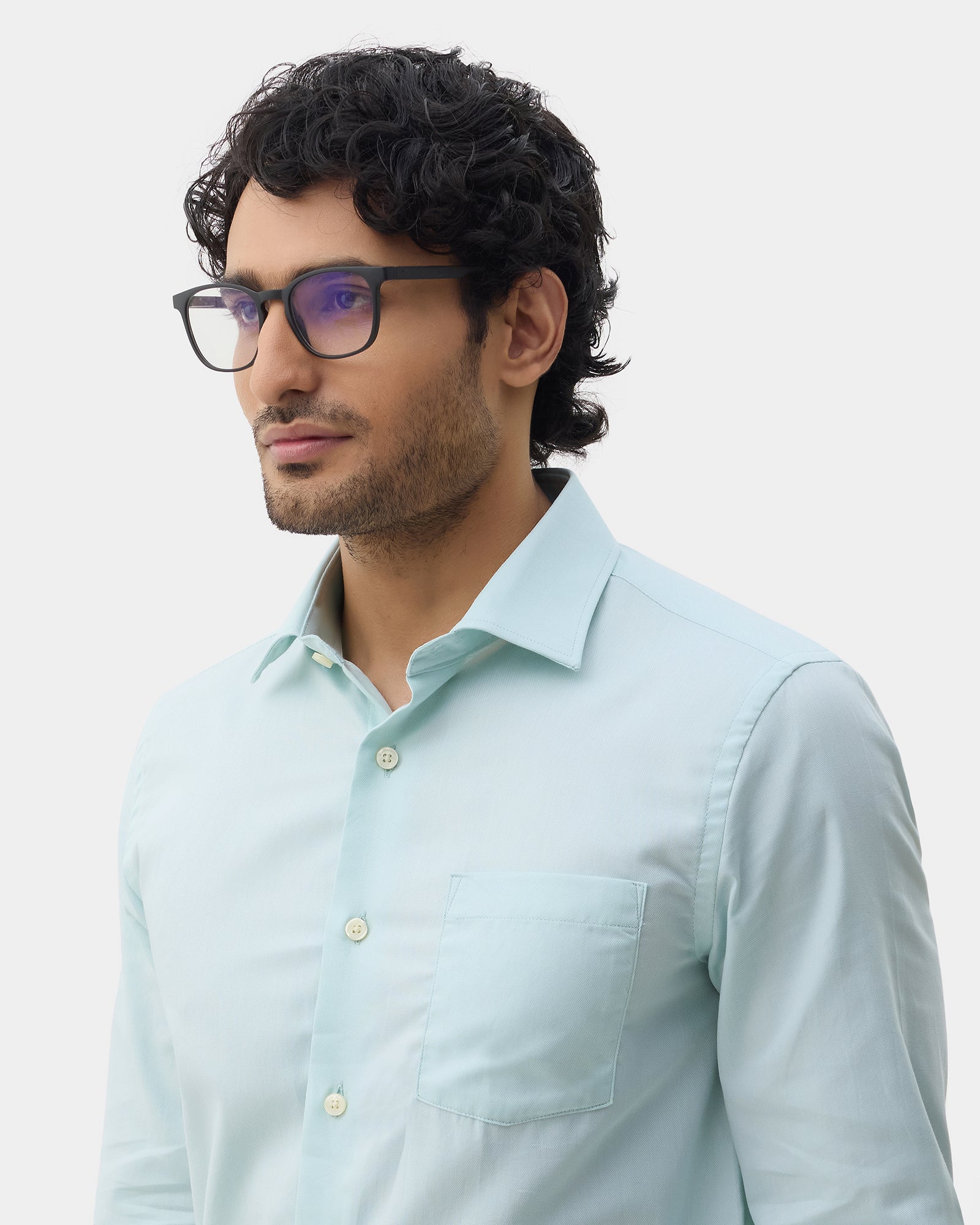 Mint Textured Shirt - Noven