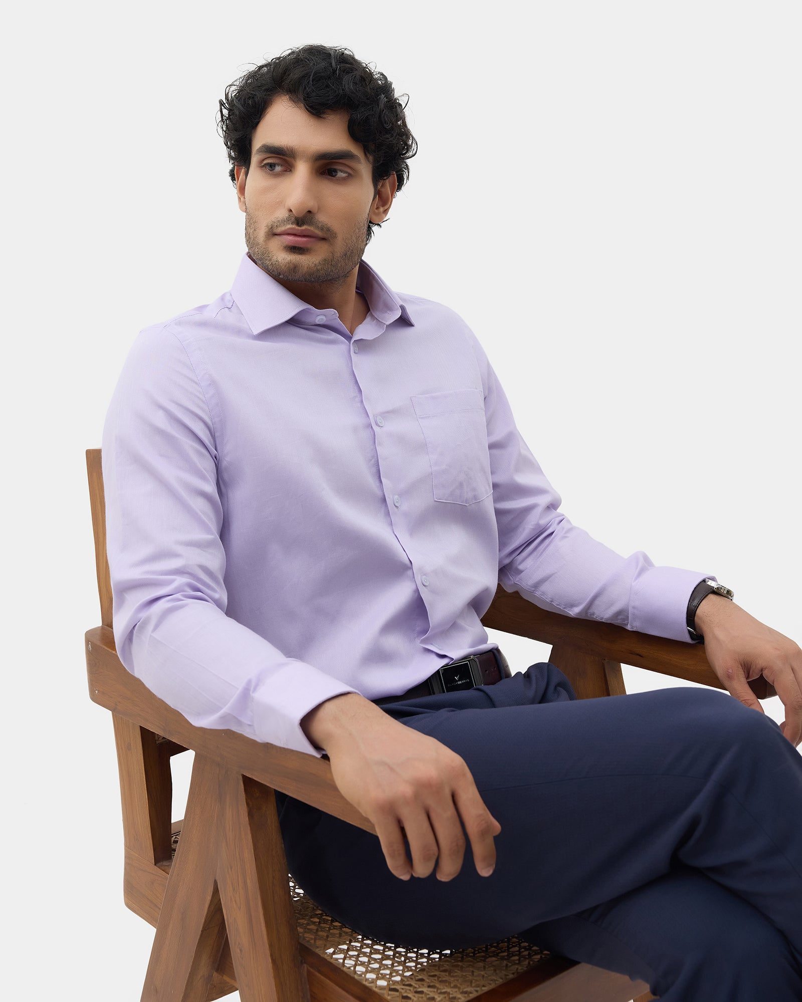 Lilac Textured Shirt - Noven