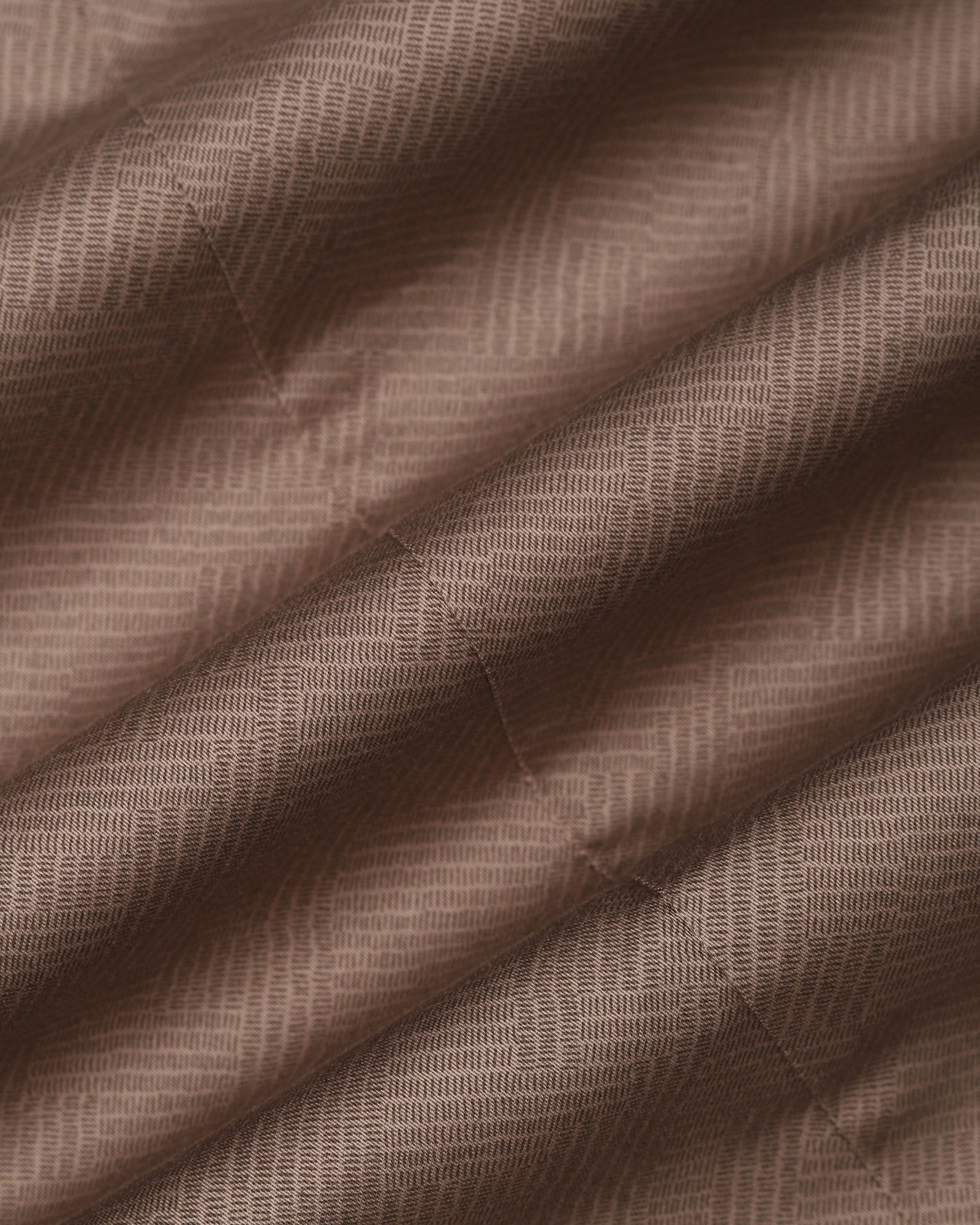 Brown Printed Shirt - Microbus