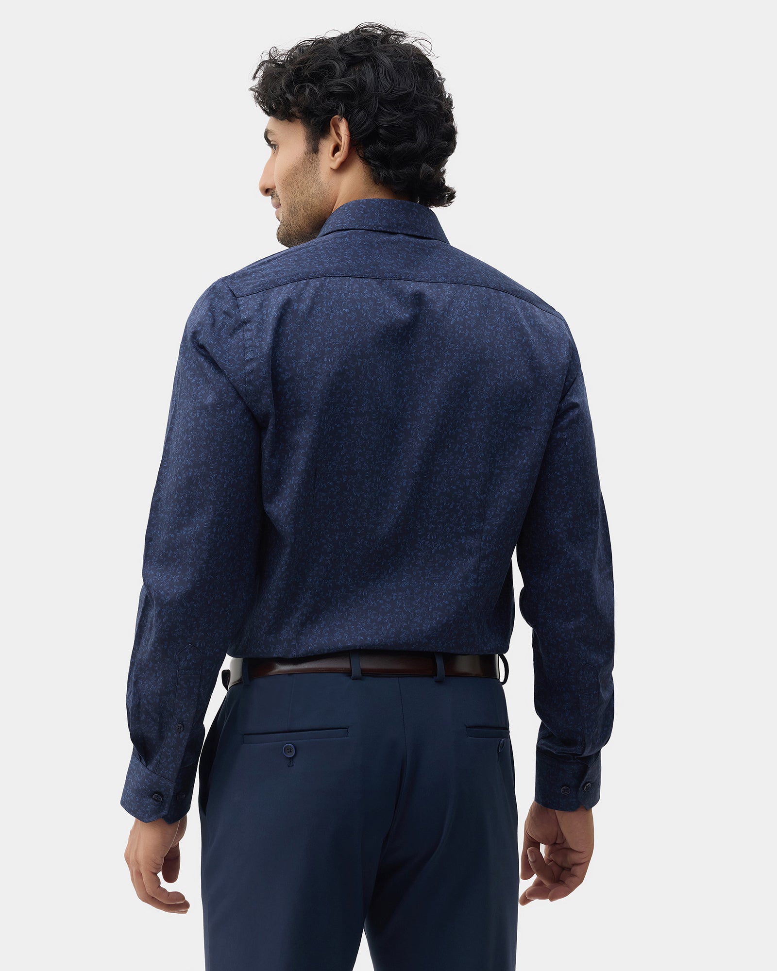 Navy Printed Shirt - Jetta