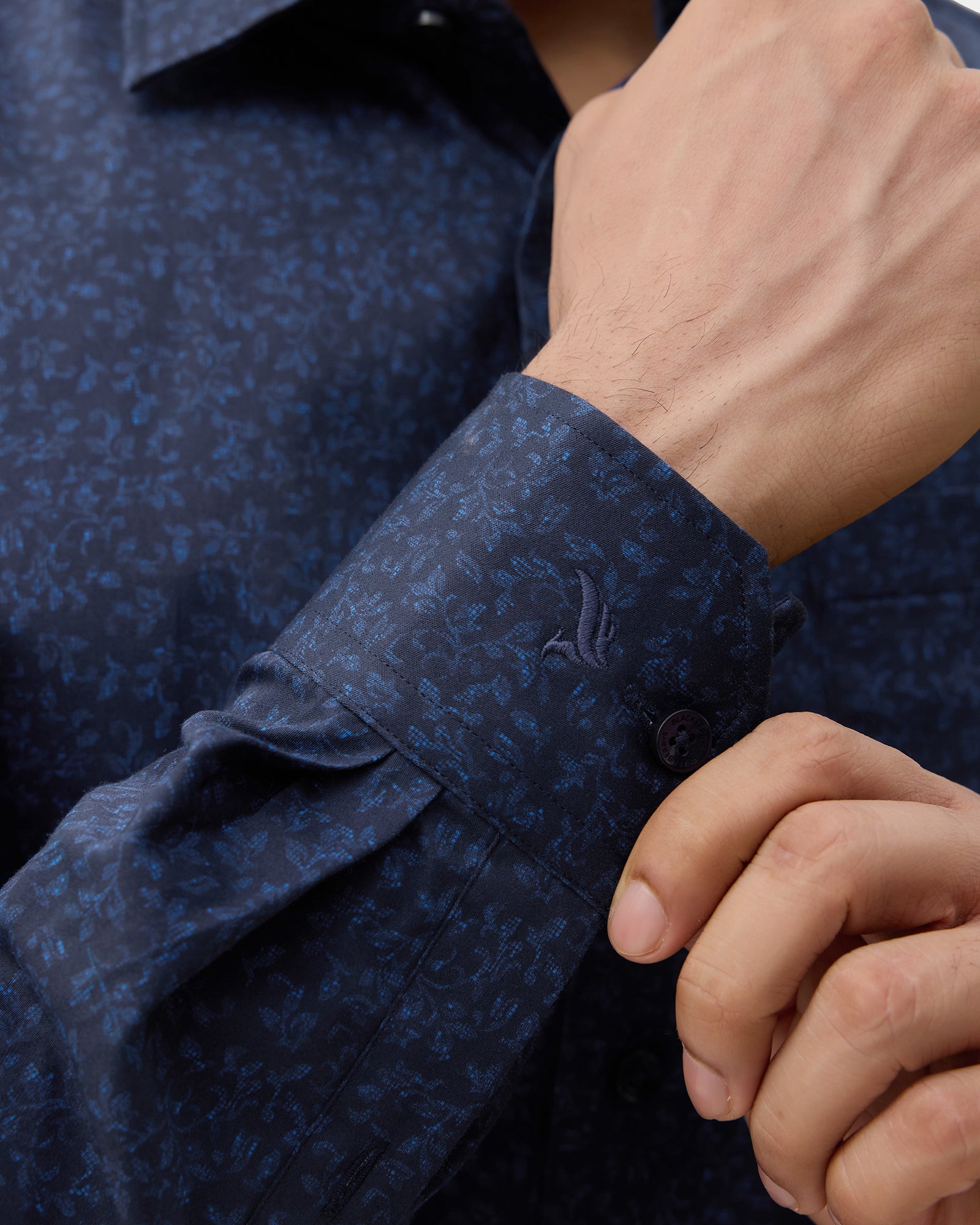 Navy Printed Shirt - Jetta