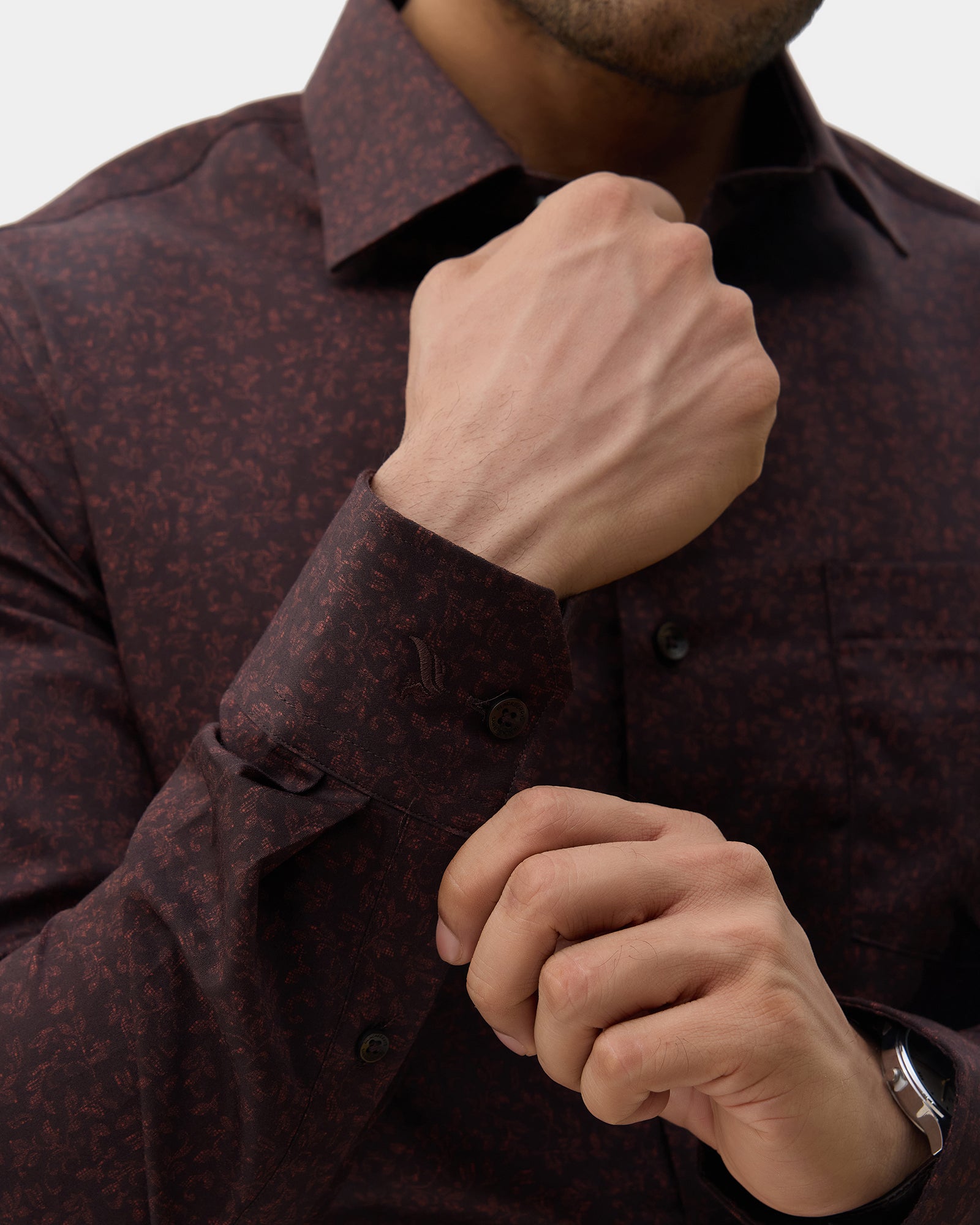 Rust Printed Shirt - Jetta