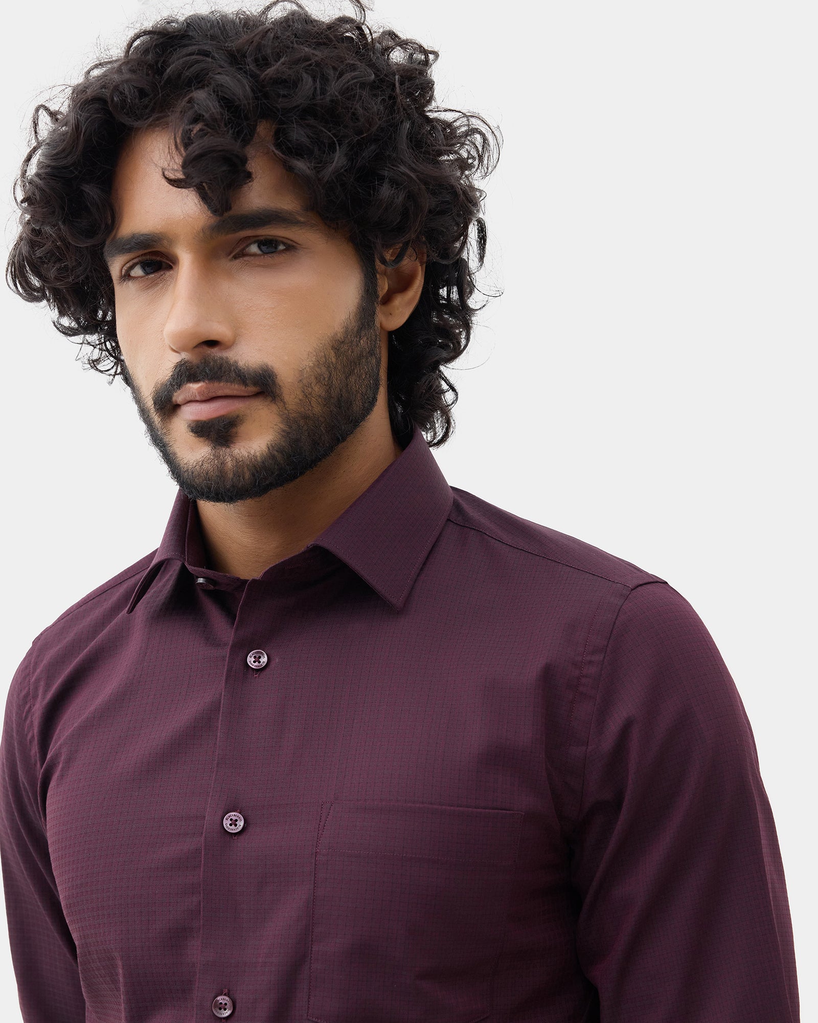 Wine Check Shirt - Element